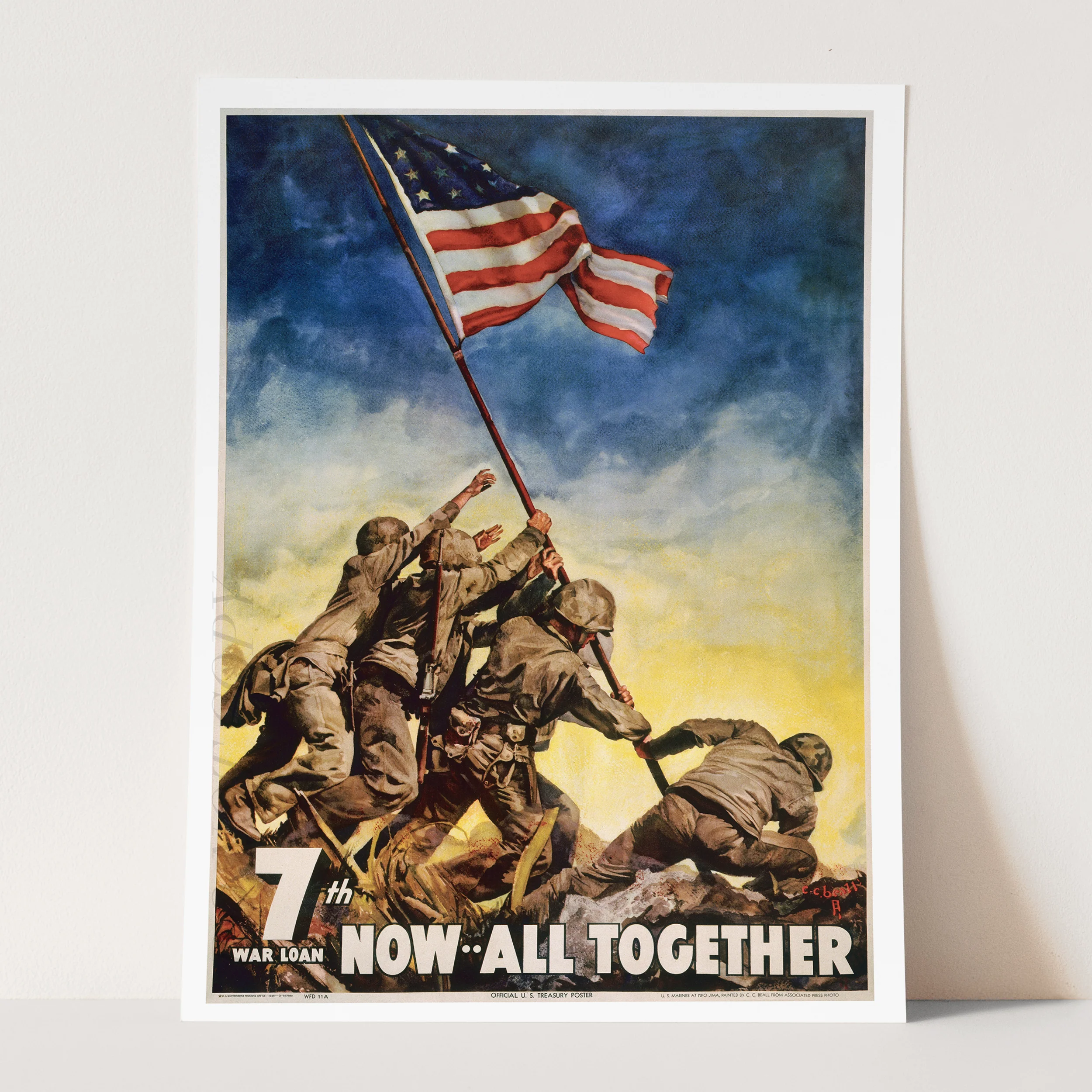 Iwo Jima Marines All Together Now - Image 3