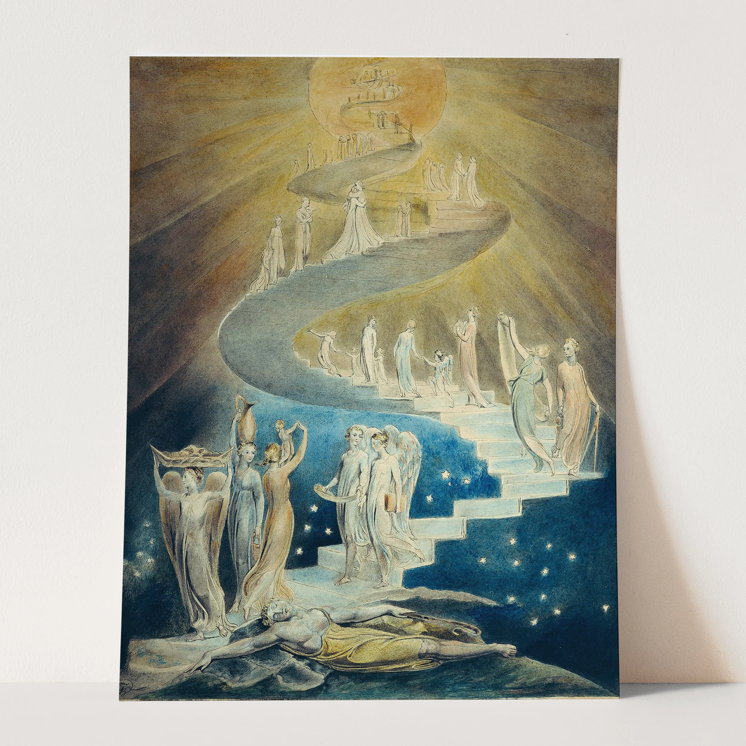 Jacobs Ladder by William Blake - Image 3