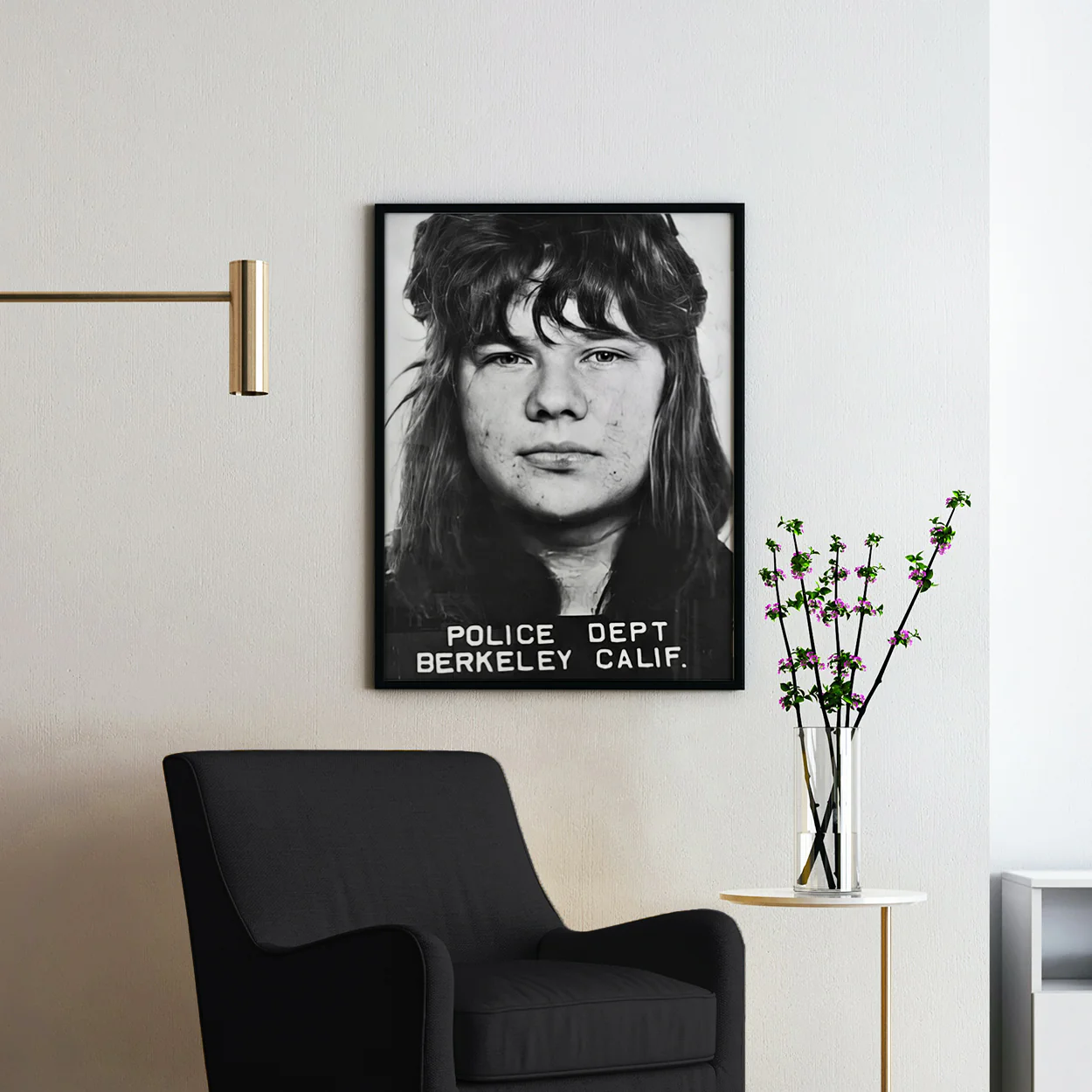 Janis Joplin Prison Mug Shot - Image 2