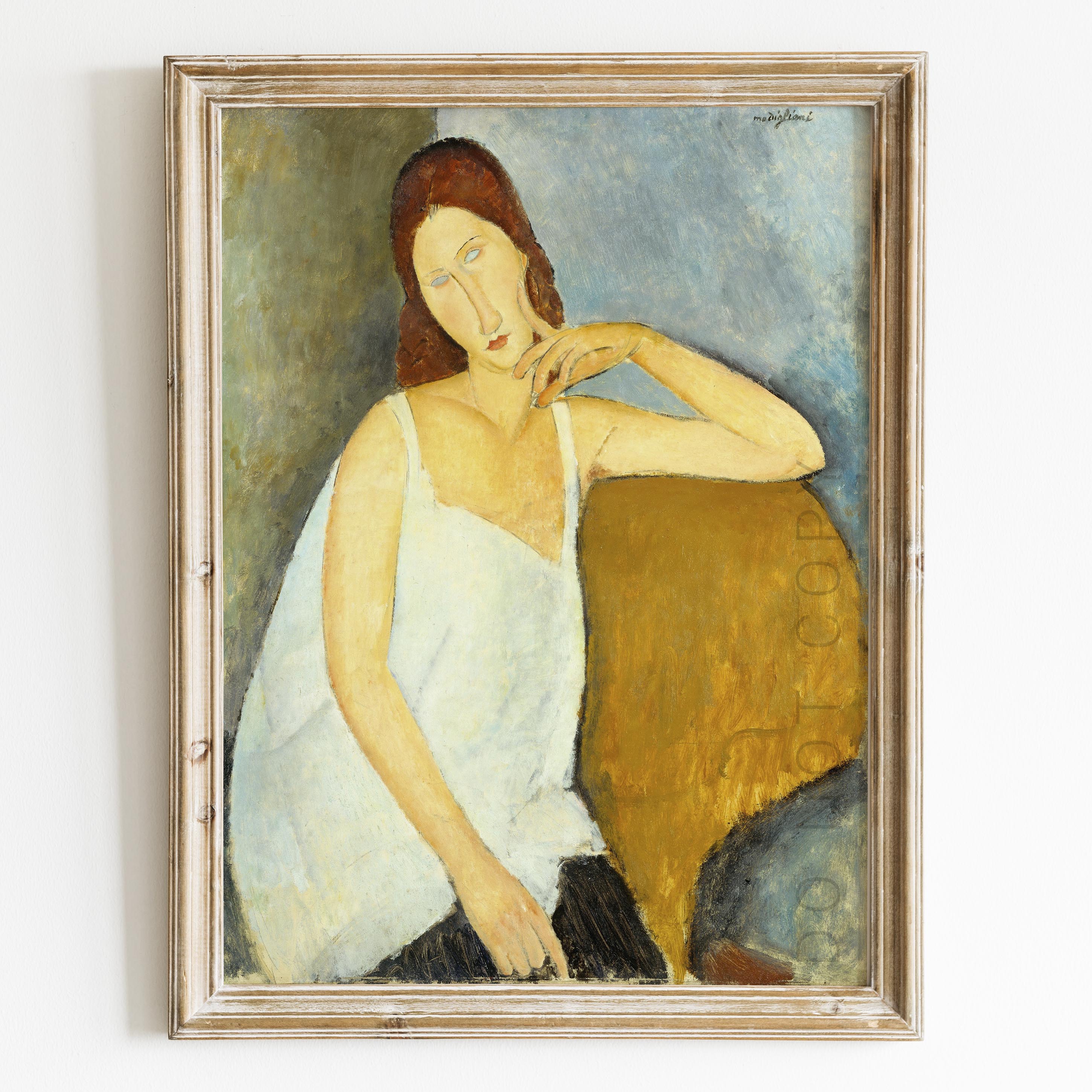 Jeanne Hebuterne by Amedeo Modigliani
