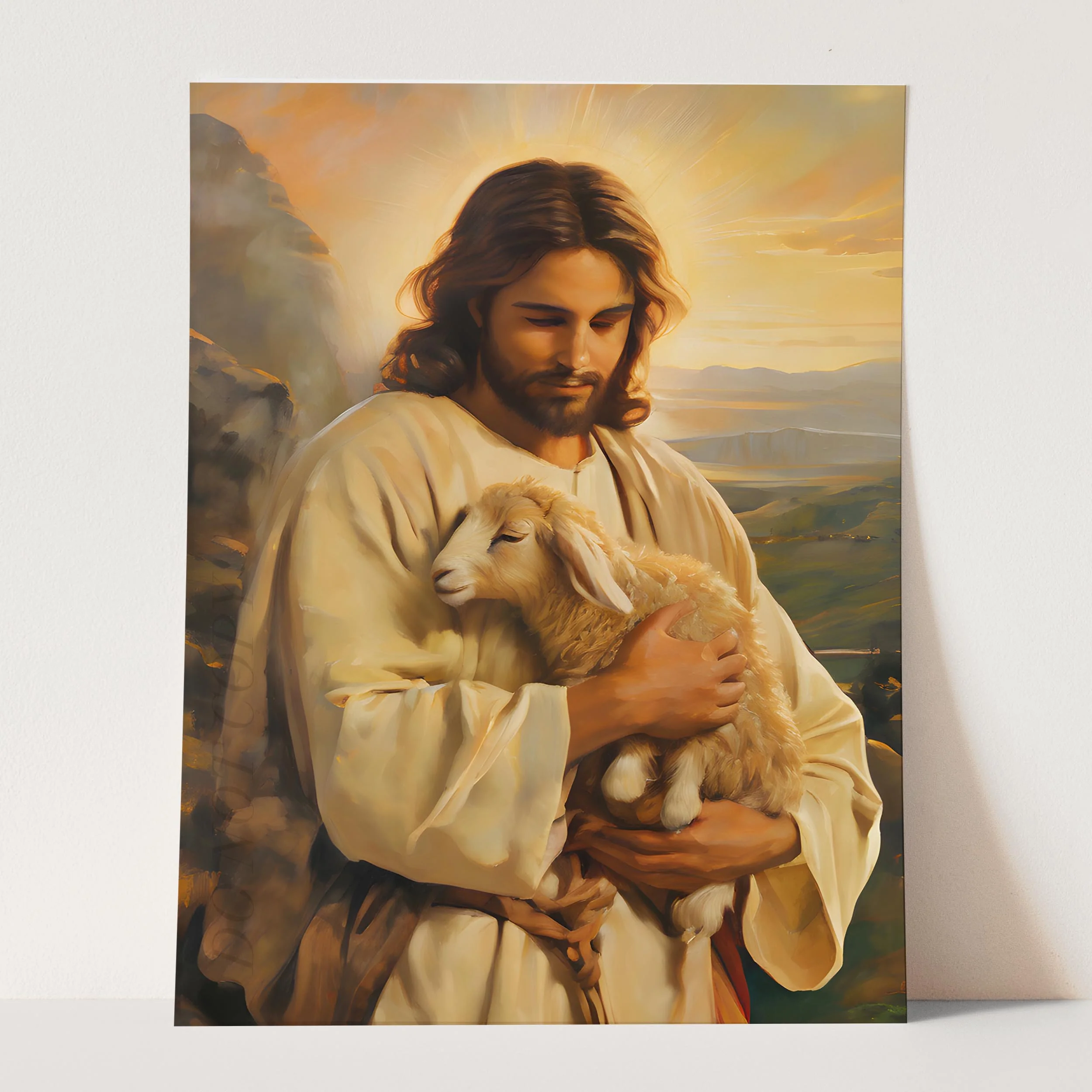 Jesus Christ Holding Lamb - Image 5