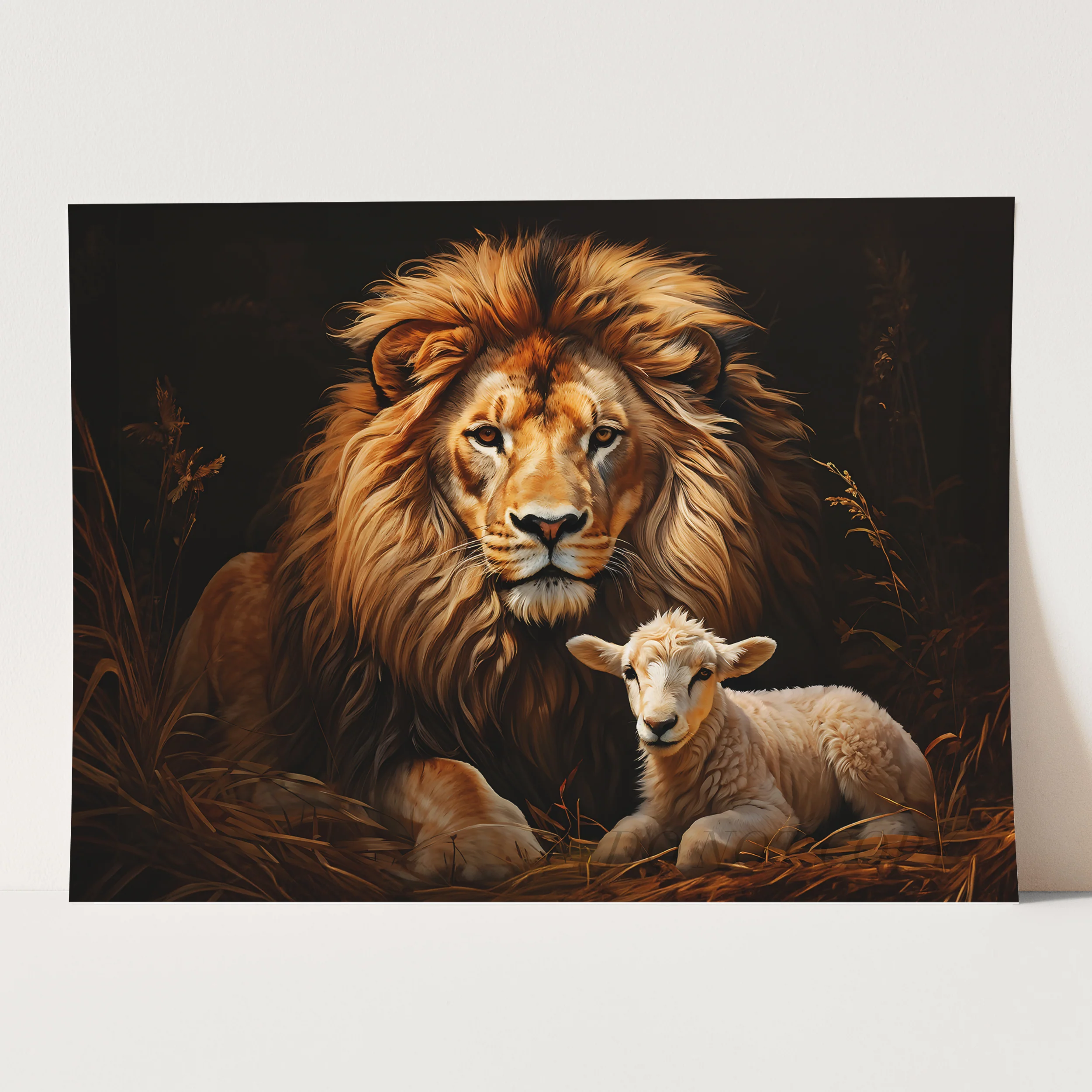 Jesus Christ The Lion And The Lamb - Image 3