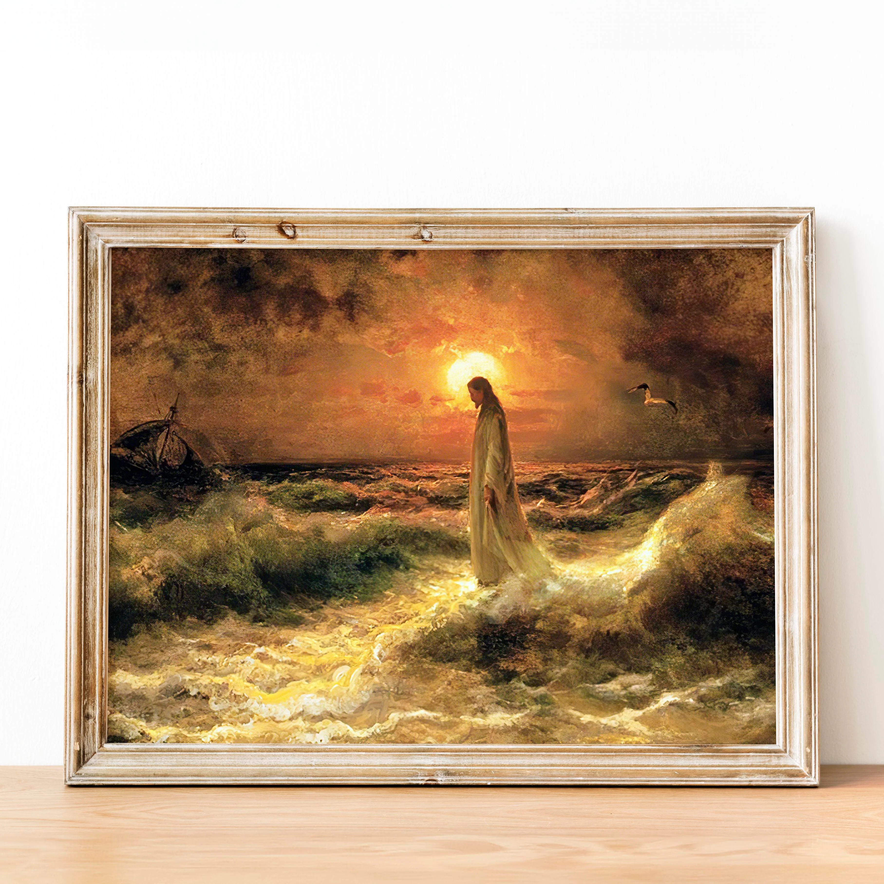 Jesus Christ Walking On Water - Image 2
