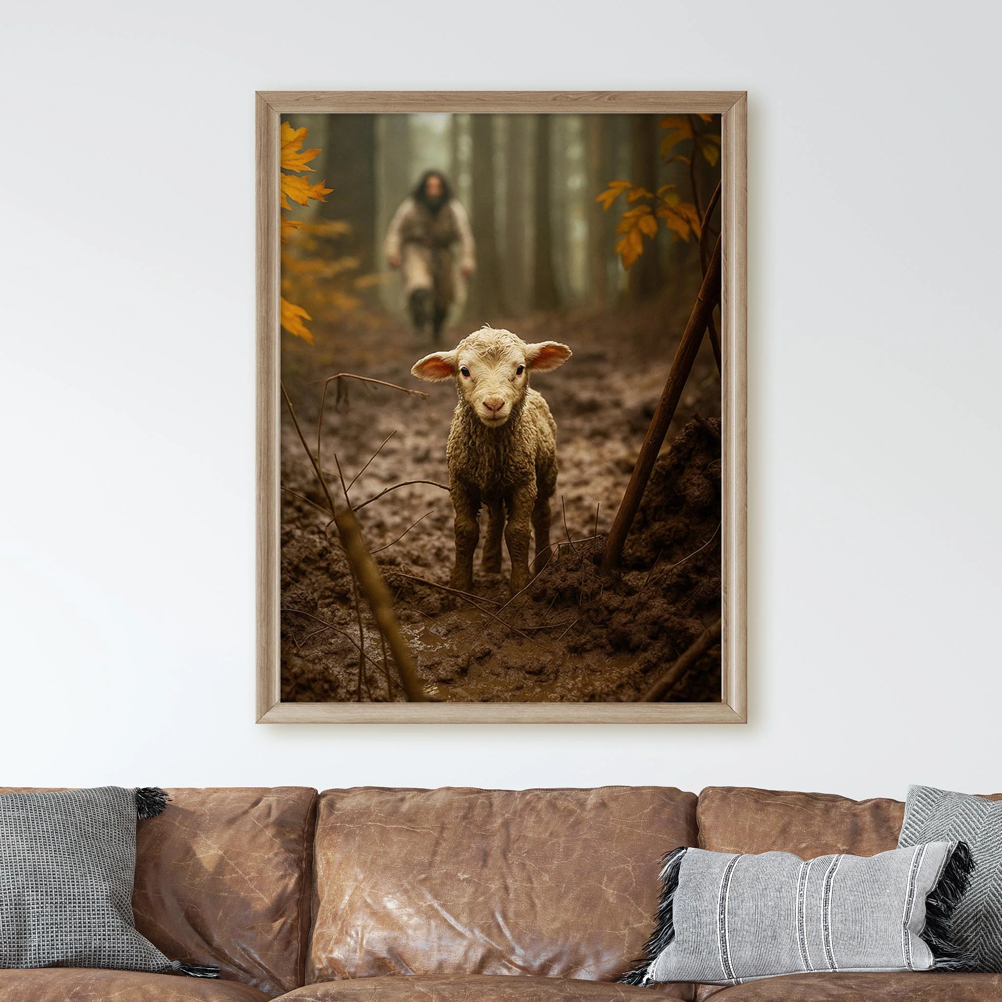 Jesus Finds The Lost Lamb - Image 2