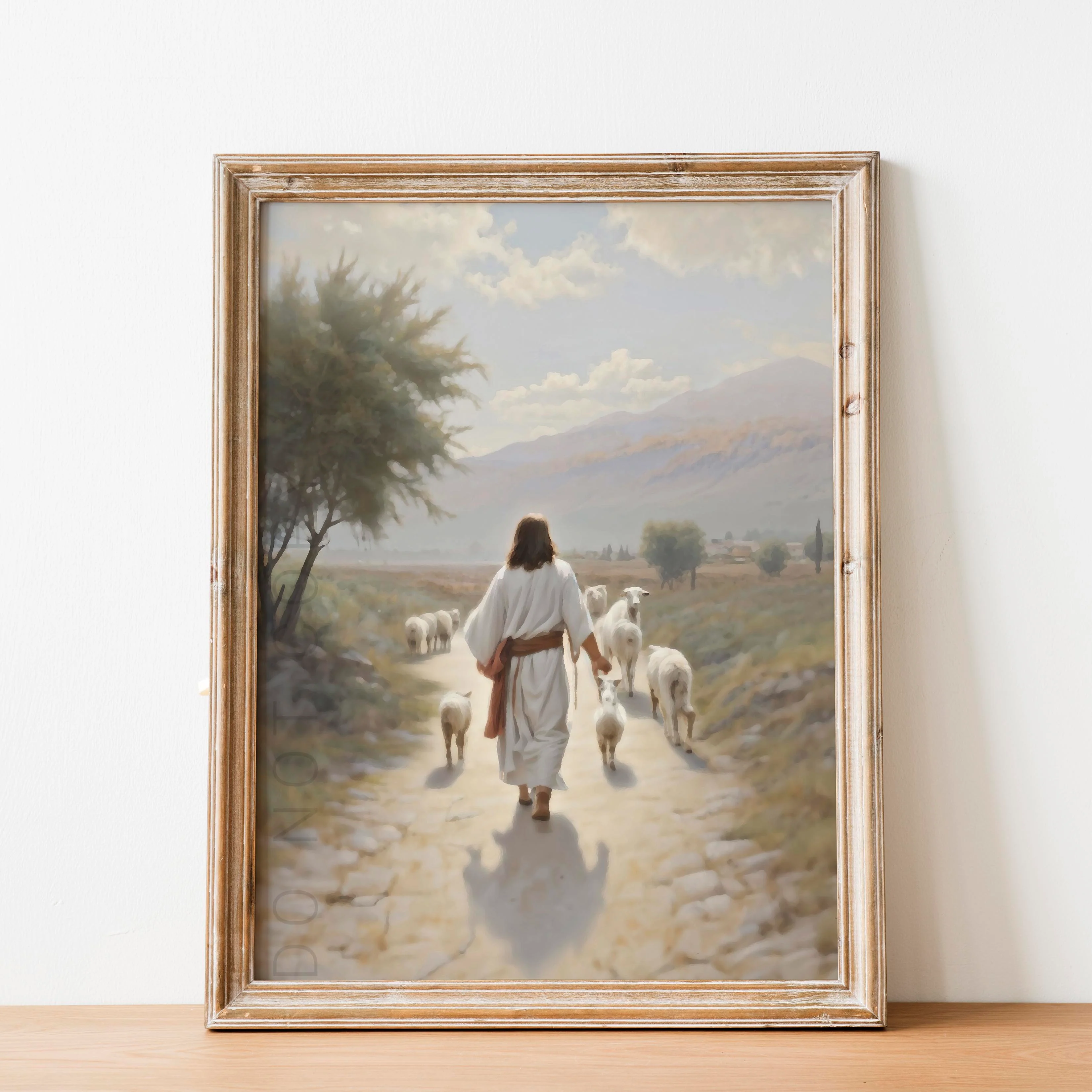 Jesus Walking with the Lambs - Image 2