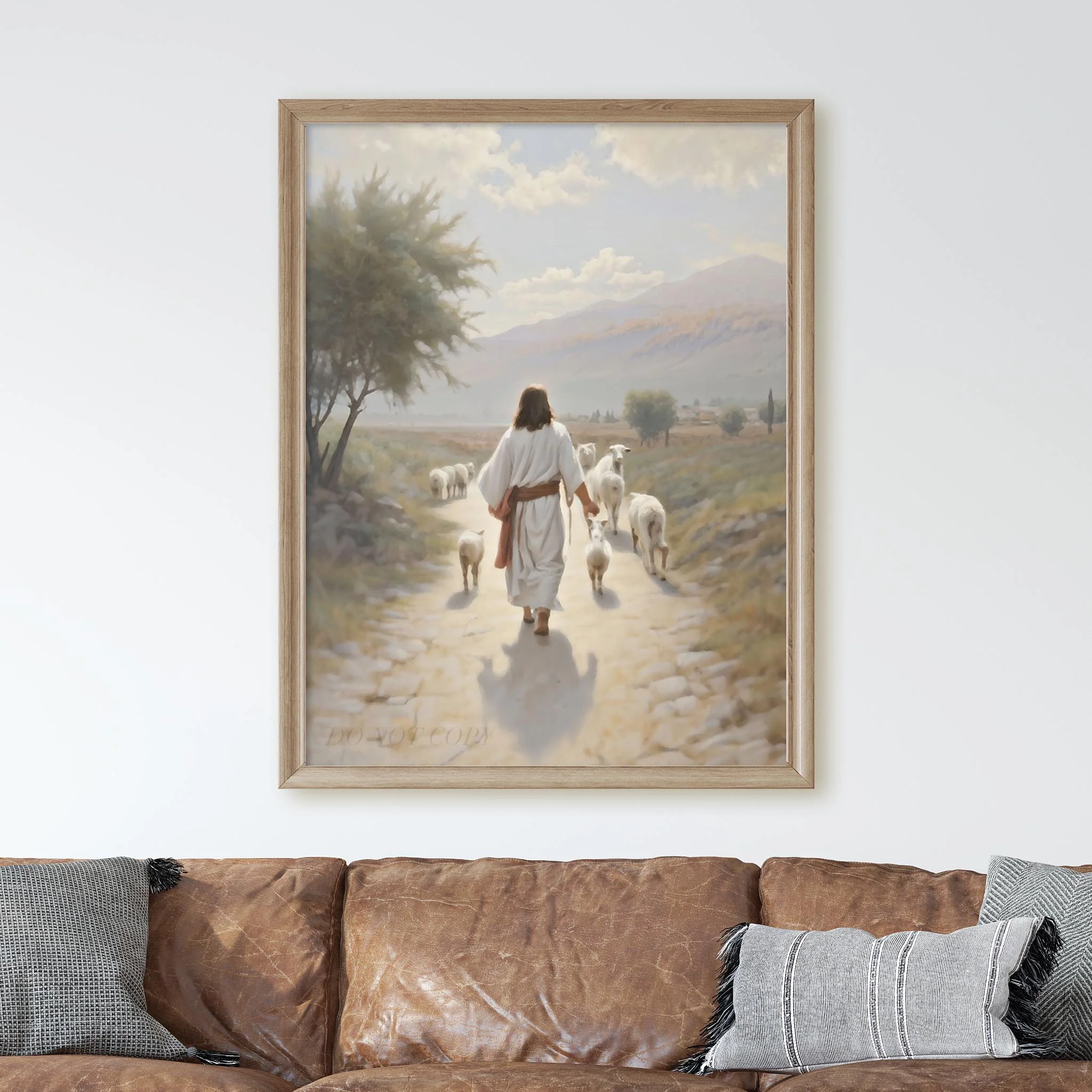 Jesus Walking with the Lambs - Image 3