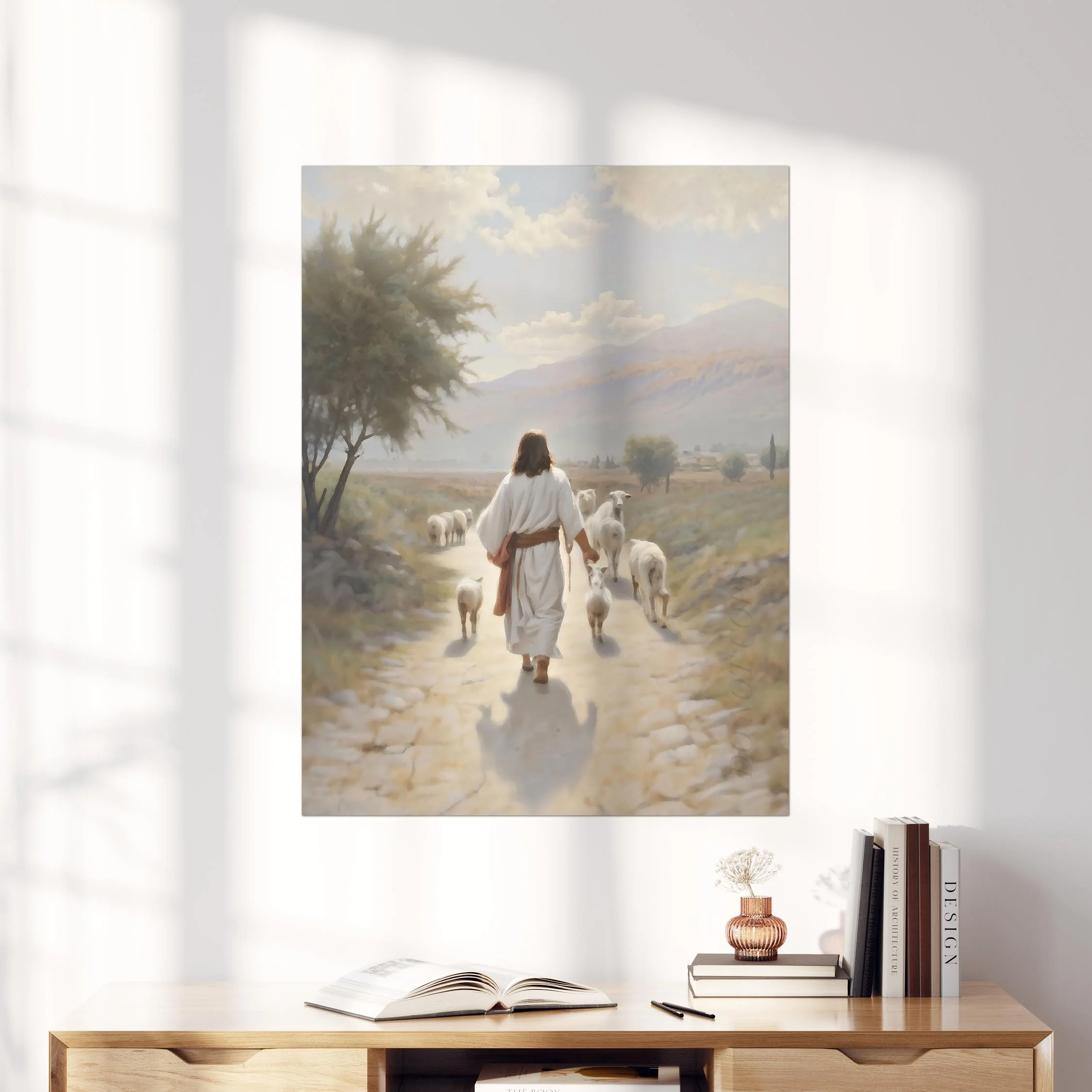 Jesus Walking with the Lambs - Image 4