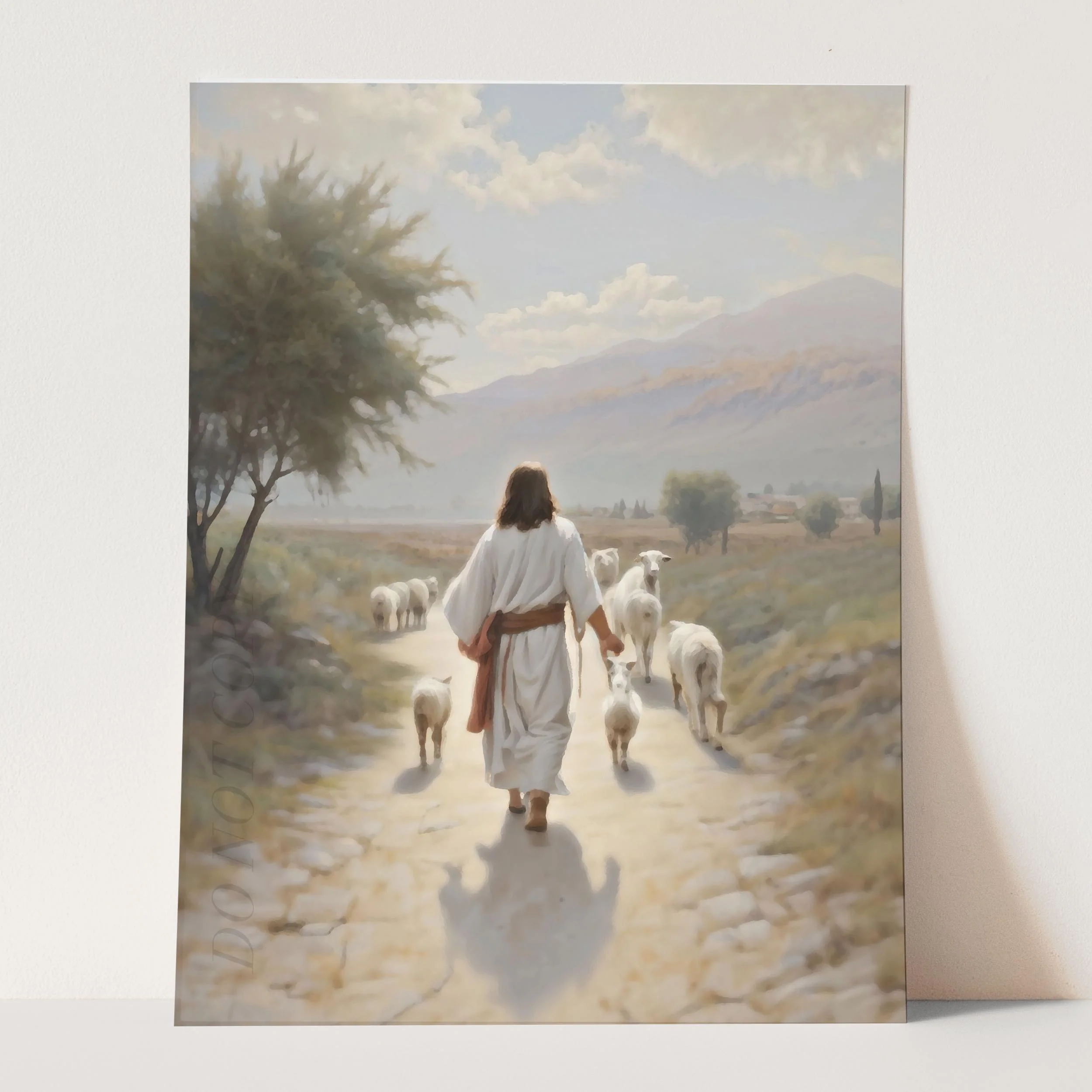 Jesus Walking with the Lambs - Image 5