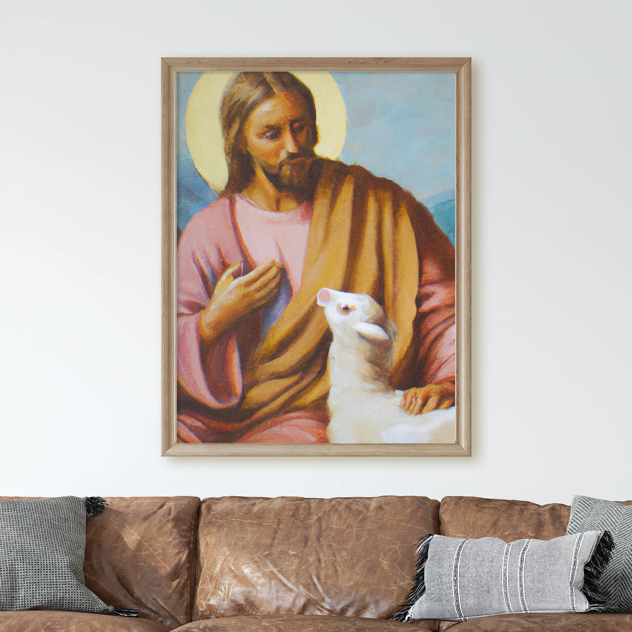 Jesus With The Lamb - Image 2