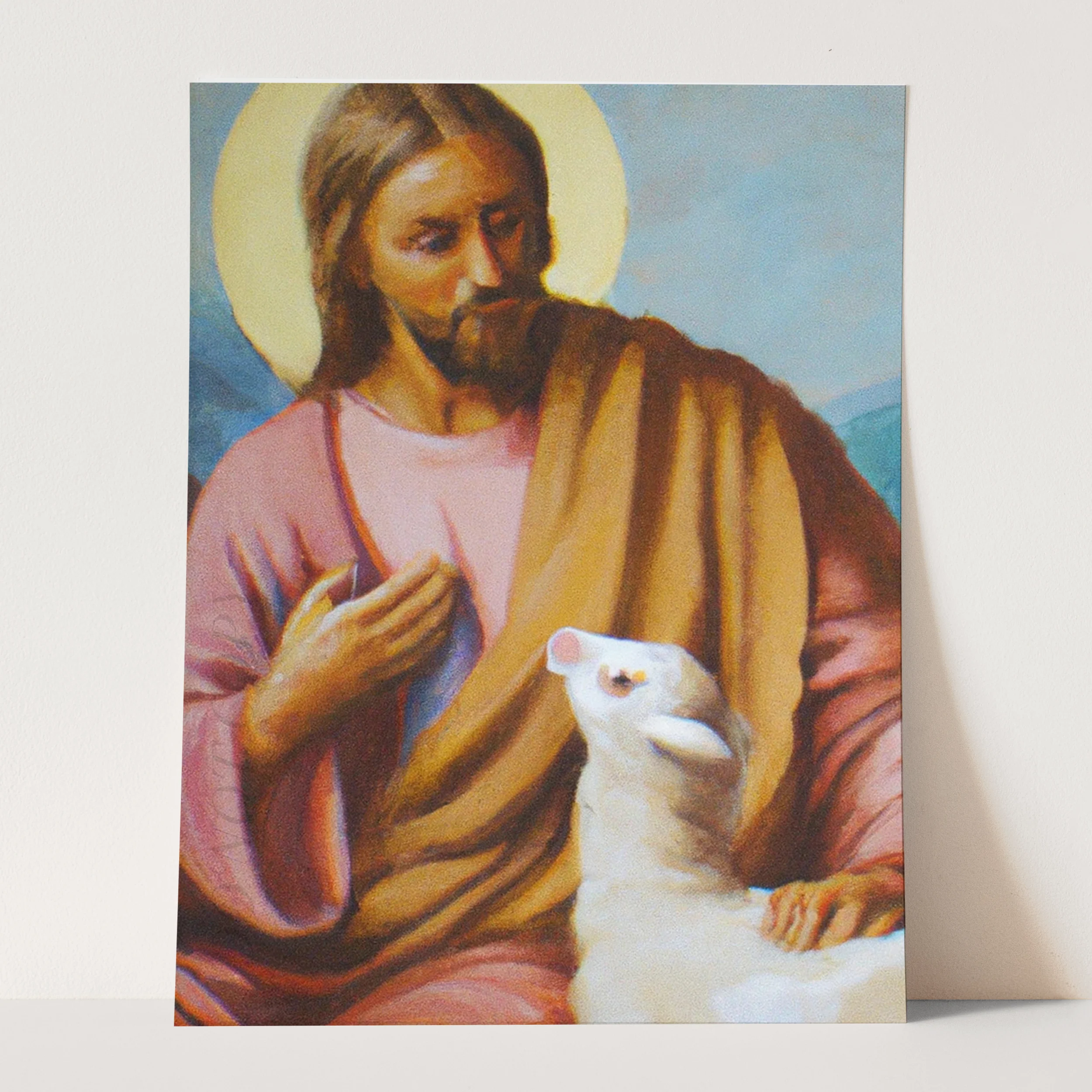 Jesus With The Lamb - Image 3