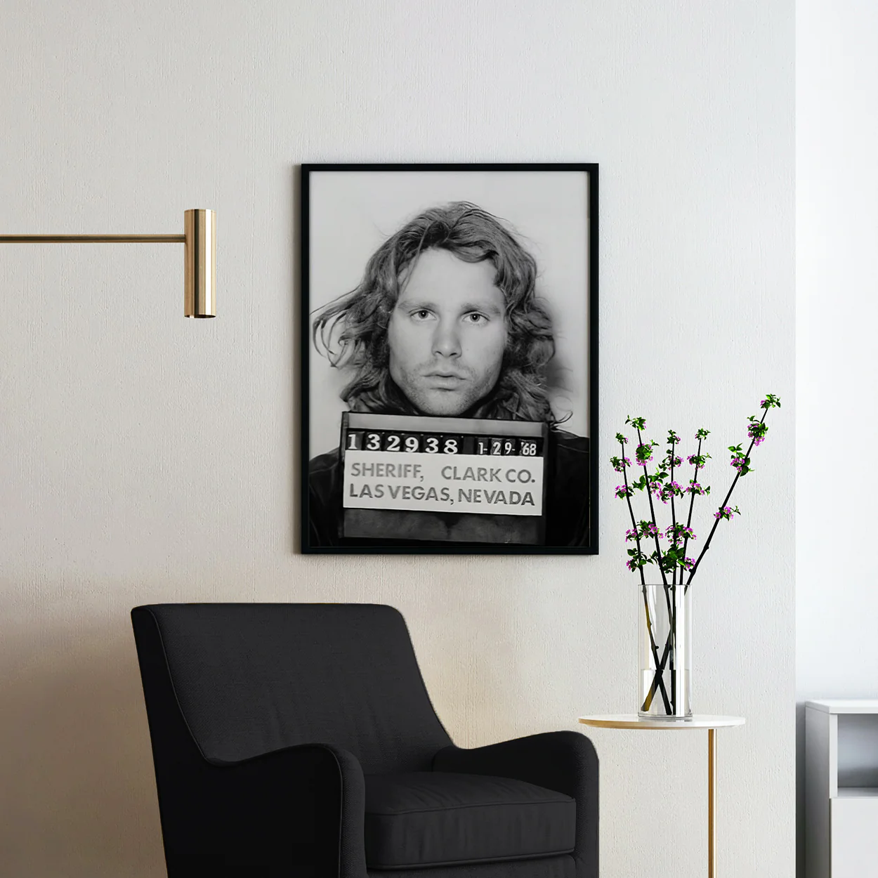 Jim Morrison Mug Shot - Image 2