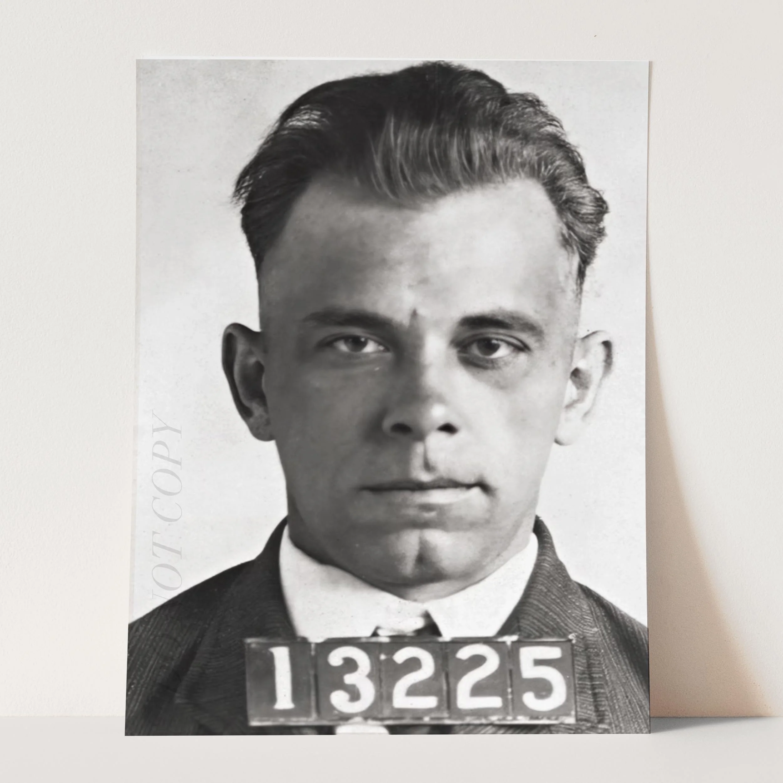 John Dillinger Prison Mug Shot - Image 3