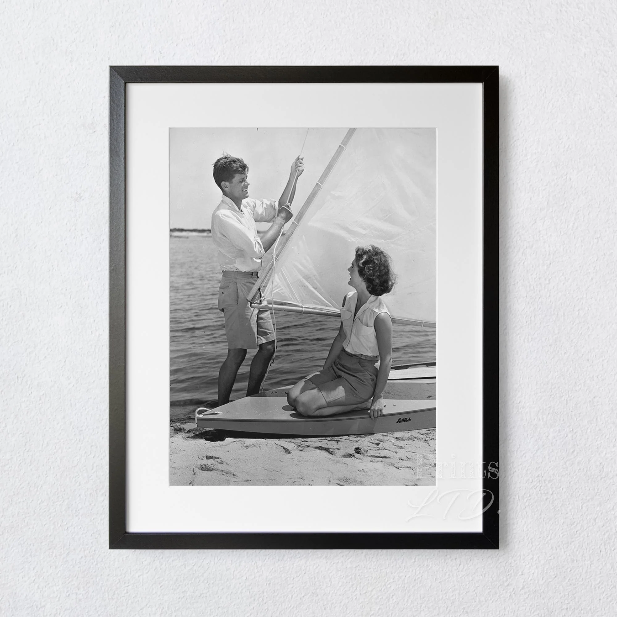 John F Kennedy (JFK) and Jackie Kennedy Sailing - Image 5