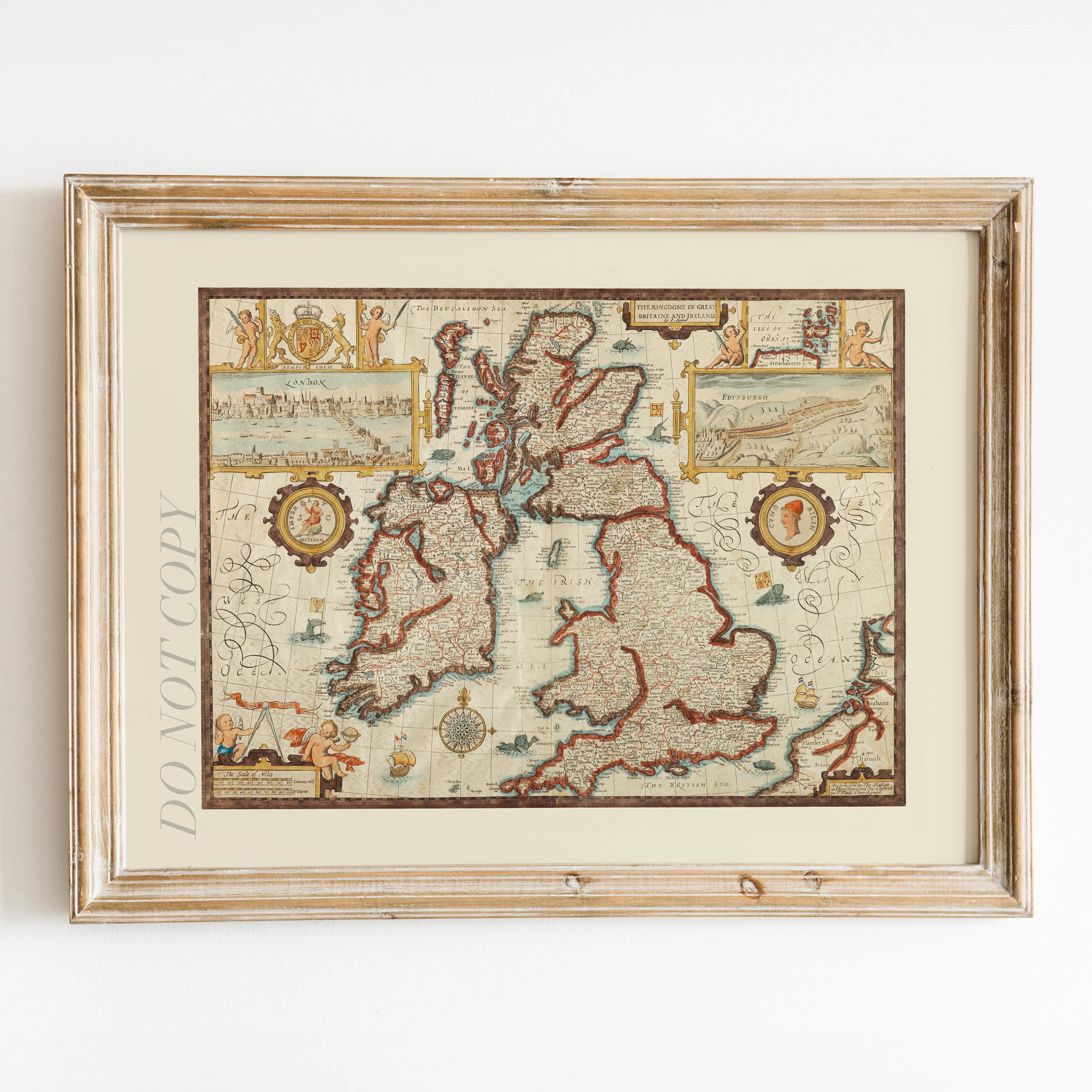 John Speede's British Isle Map (1770)