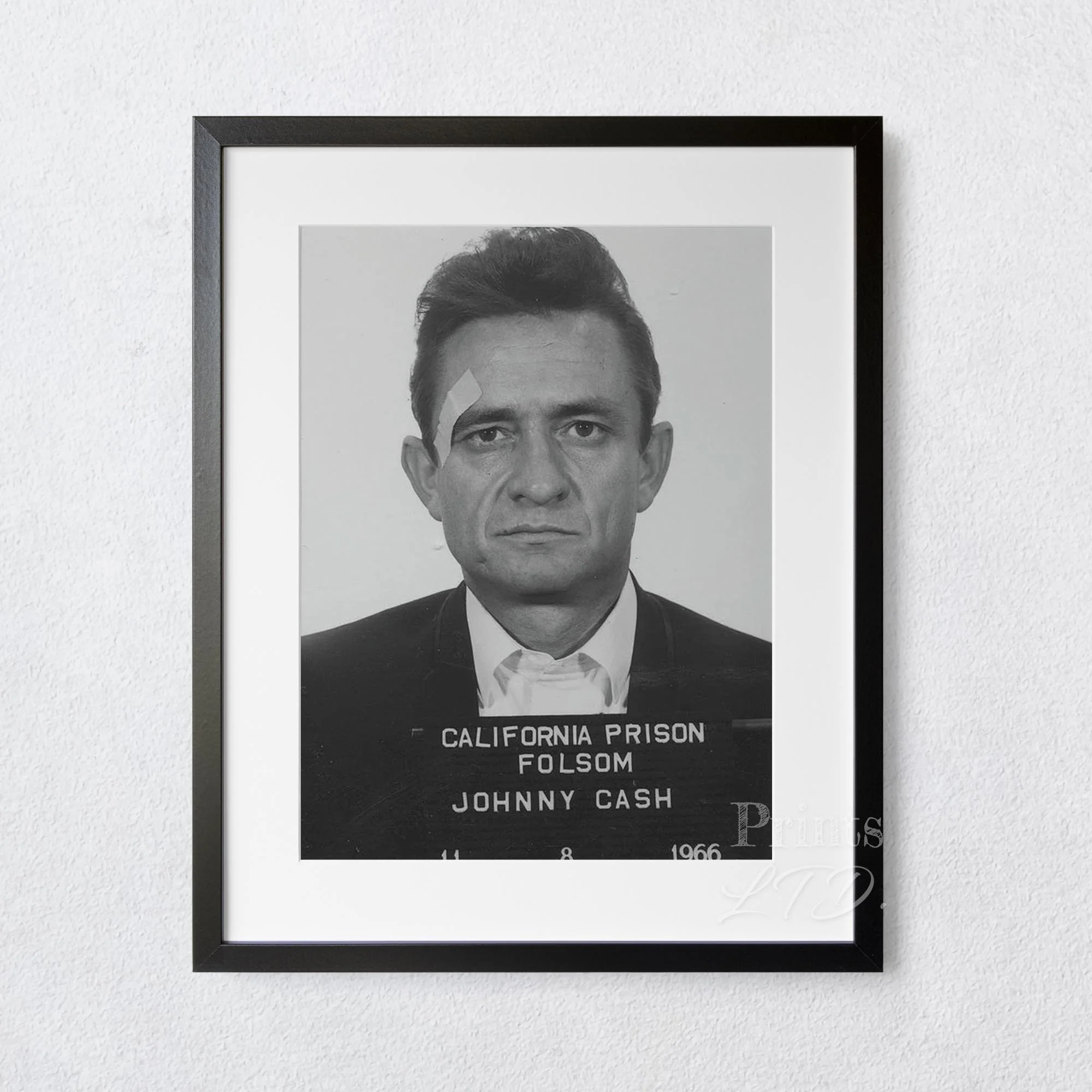 Johnny Cash Prison Mugshot - Image 4