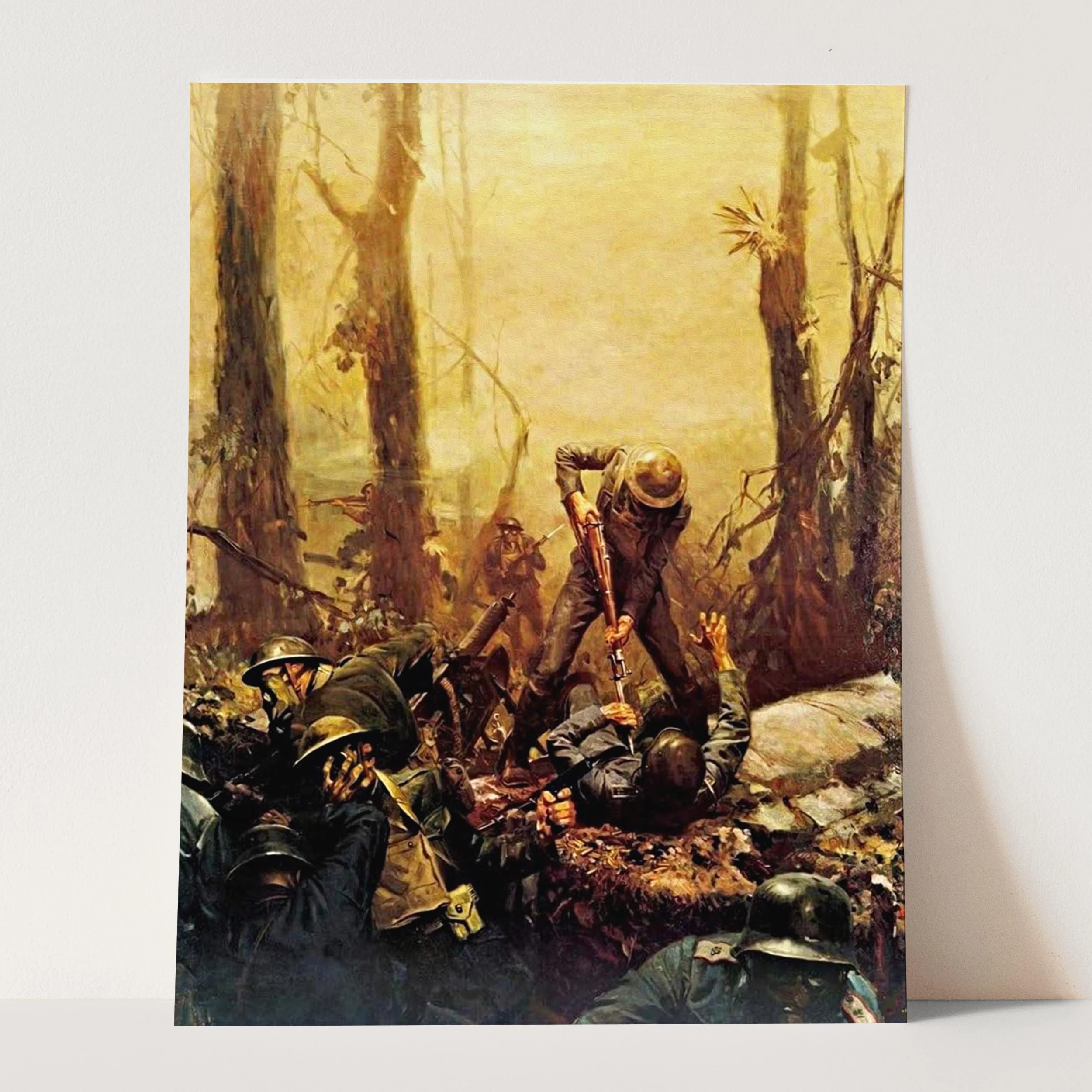 June 1918 American Marines In The Battle of Belleau Wood During World War 1 - Image 3