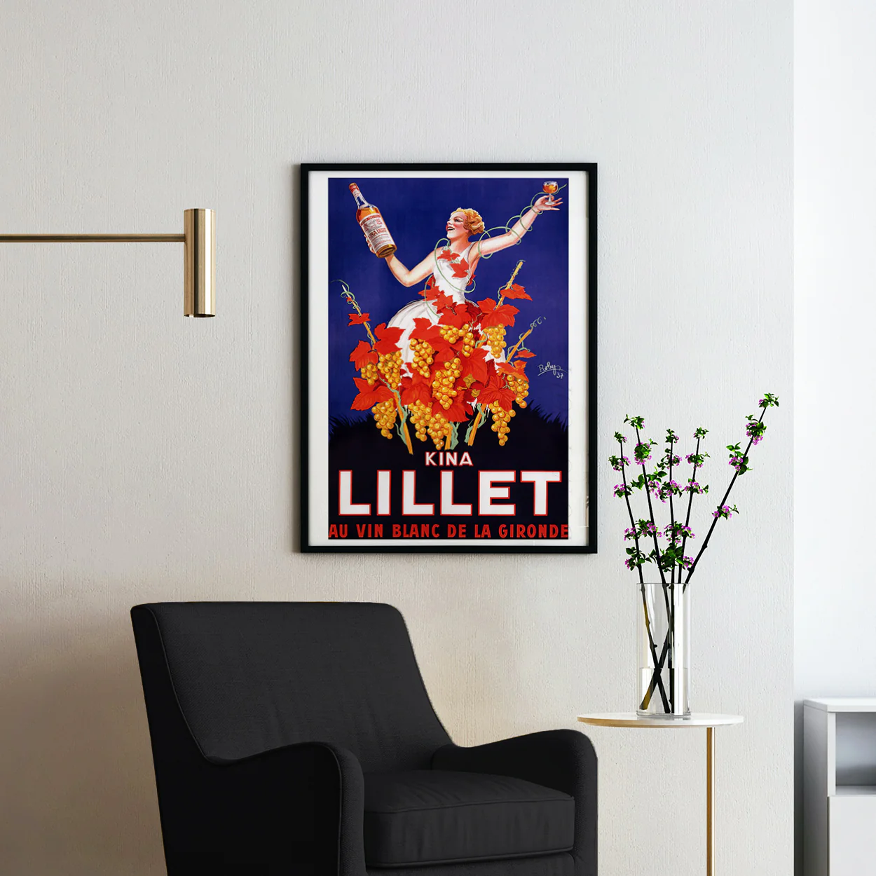 Kina Lillet (1937) Vintage Wine Poster by Robys - Image 2
