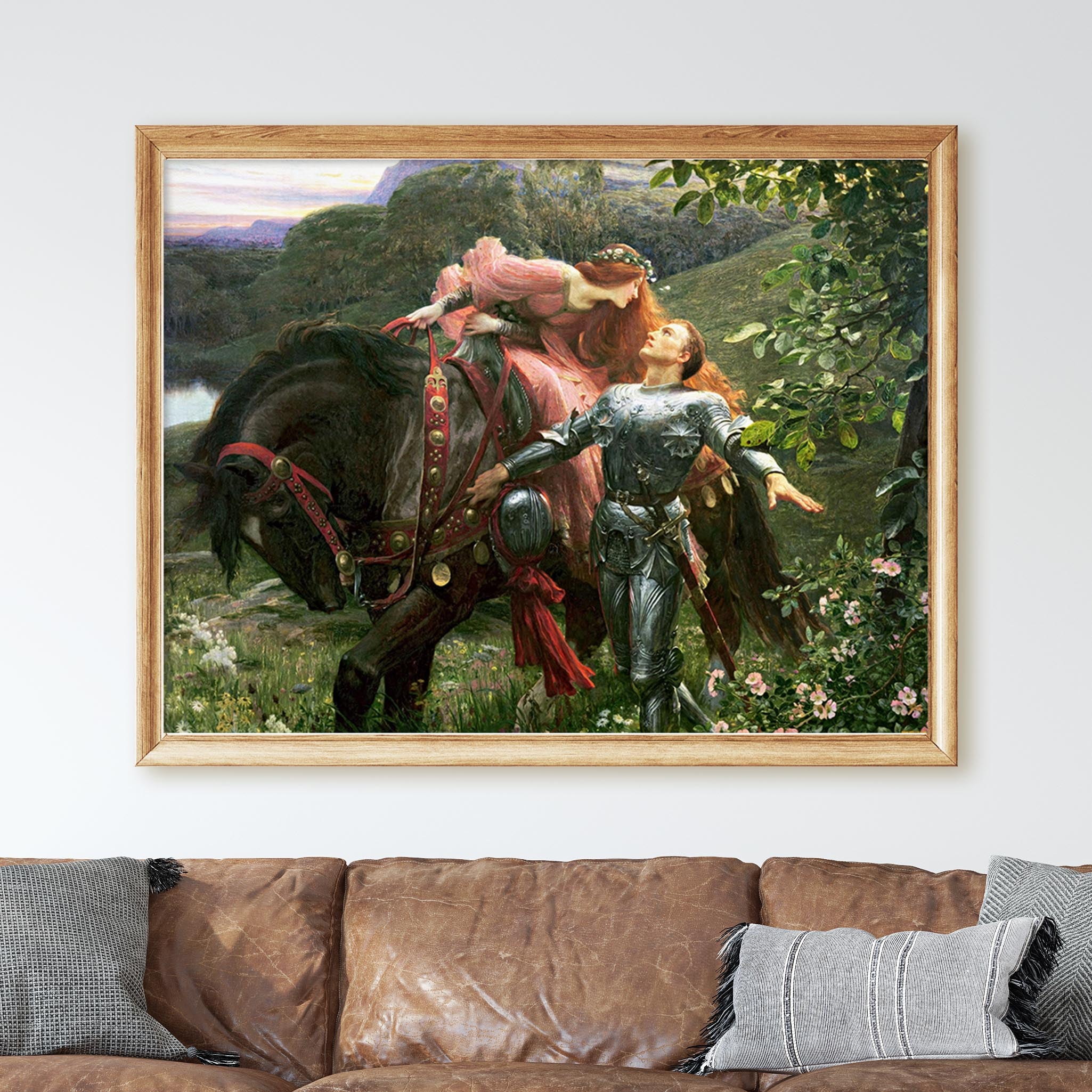 La Belle Dame Sans Merci By Sir Frank Dicksee - Image 2
