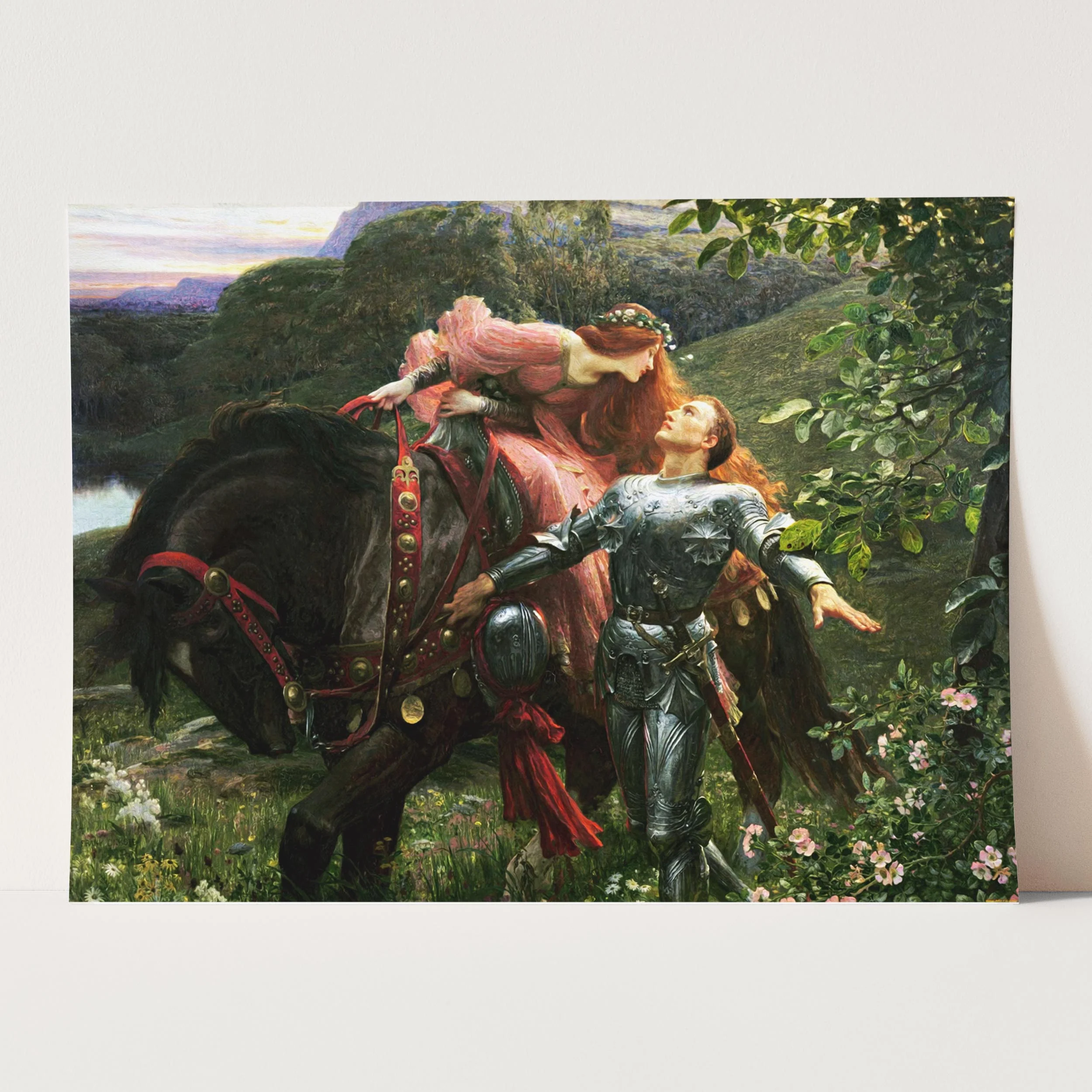 La Belle Dame Sans Merci By Sir Frank Dicksee - Image 3