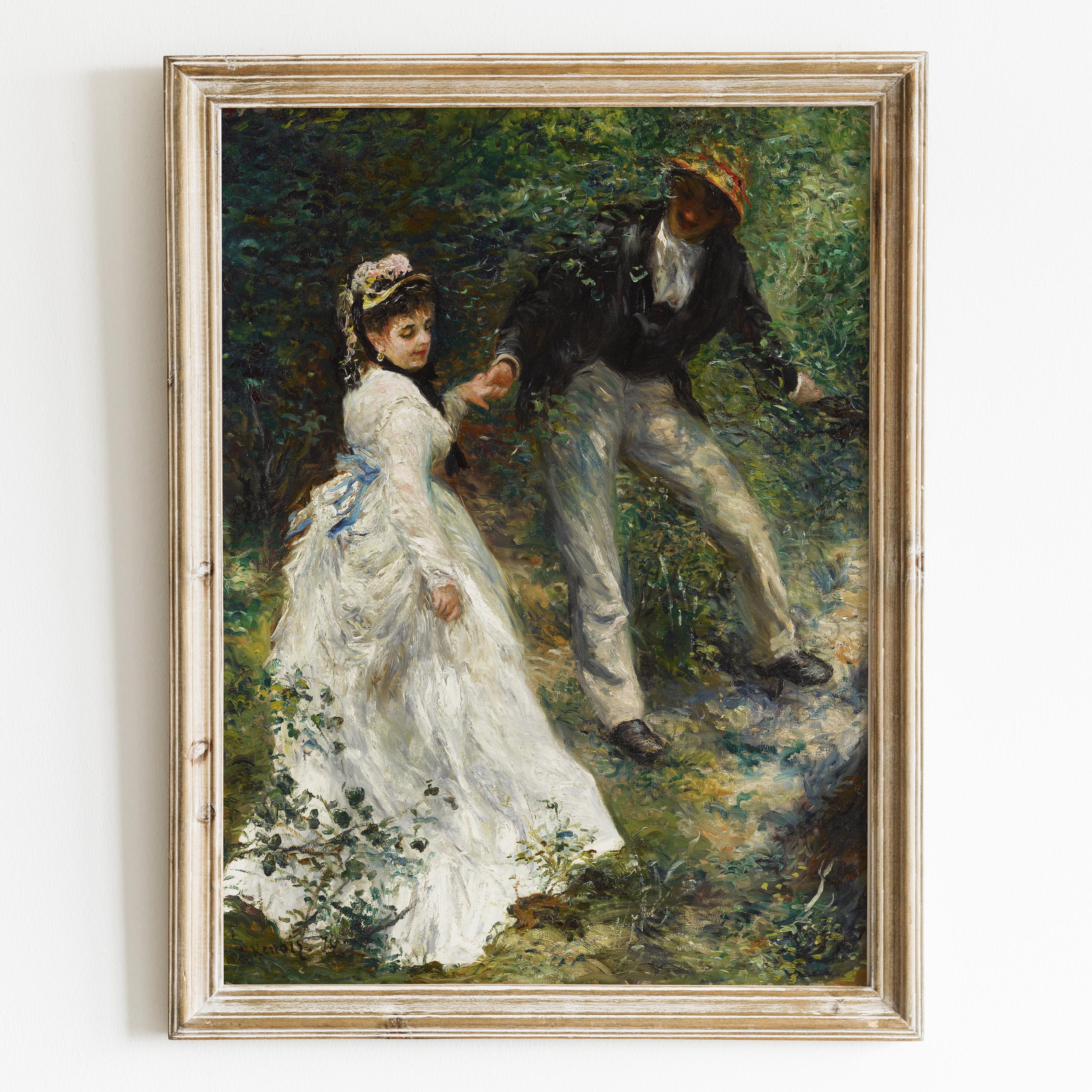 La Promenade (1870) by Pierre-Auguste Renoir