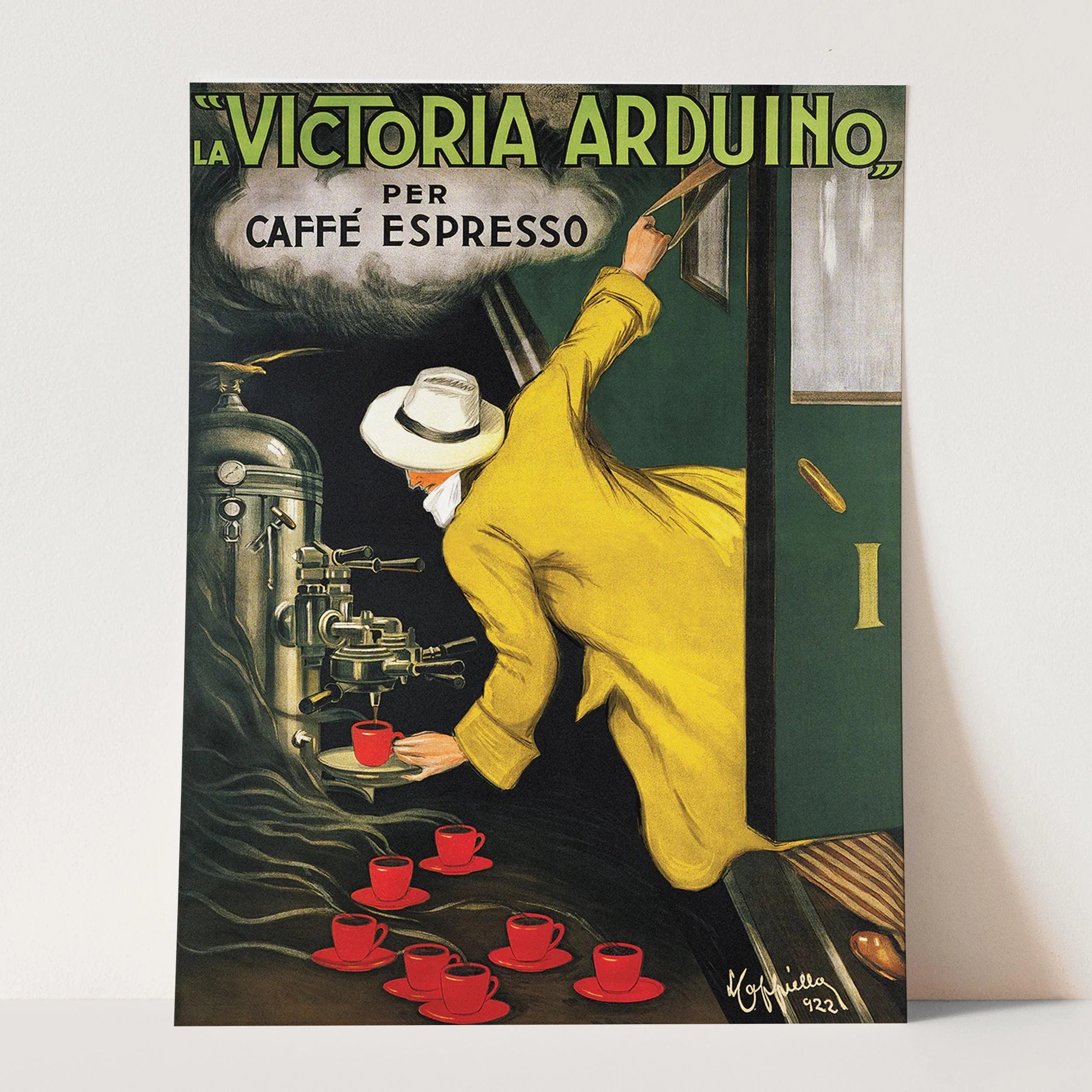 La Victoria Arduino Per Caffe Espresso - Vintage Advertising Poster - Image 3