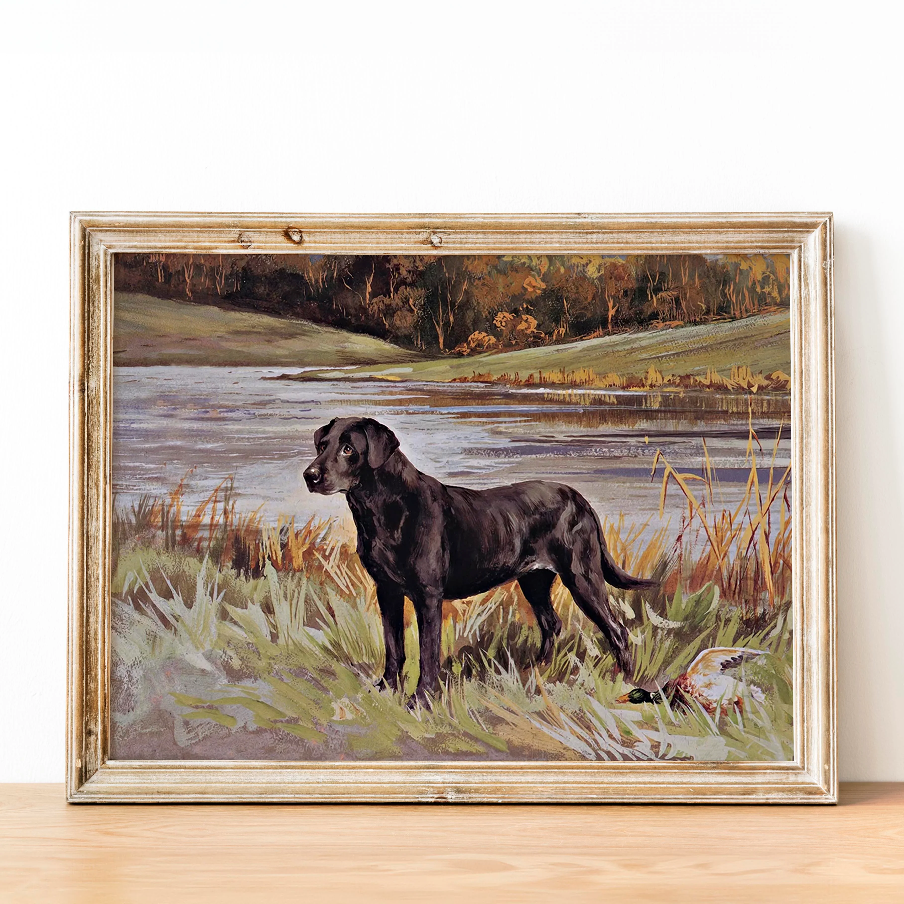 Labrador Retriever with Duck - Image 2
