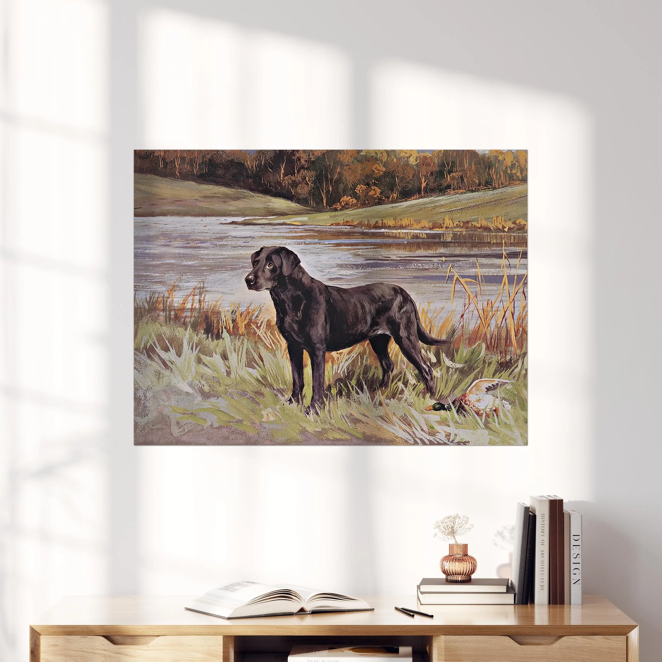 Labrador Retriever with Duck - Image 4