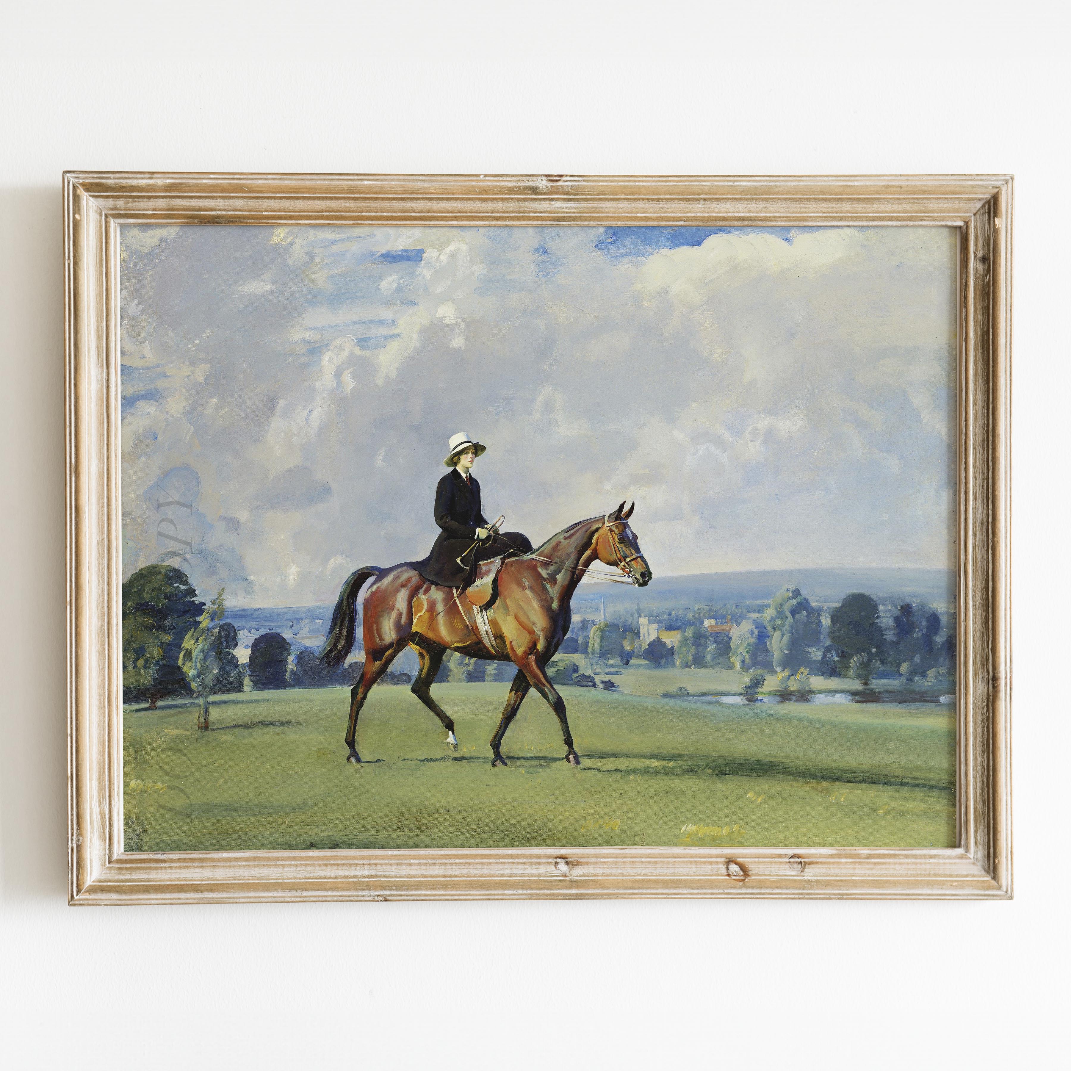 Lady Astor on Horseback by Sir Alfred James Munnings