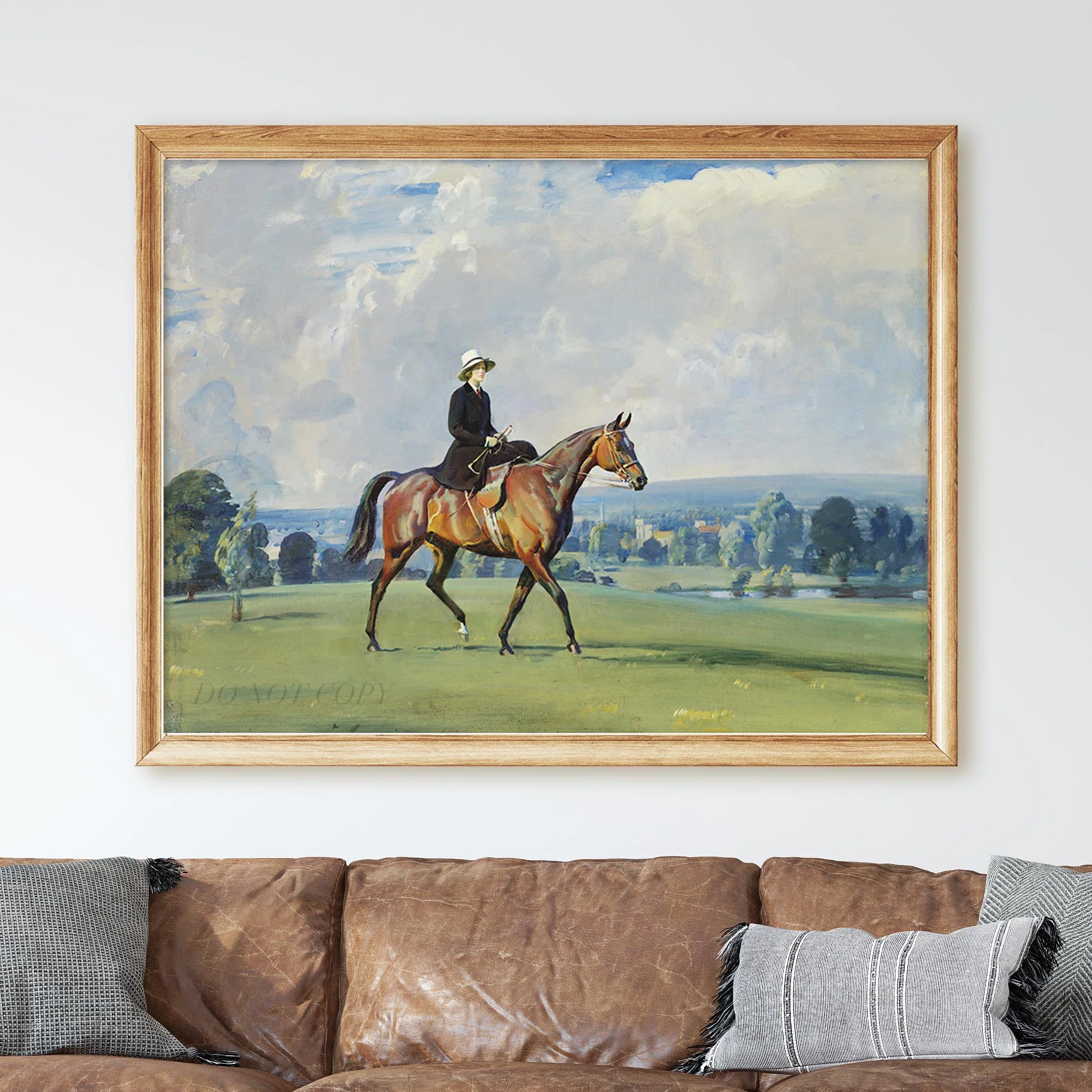 Lady Astor on Horseback by Sir Alfred James Munnings - Image 2