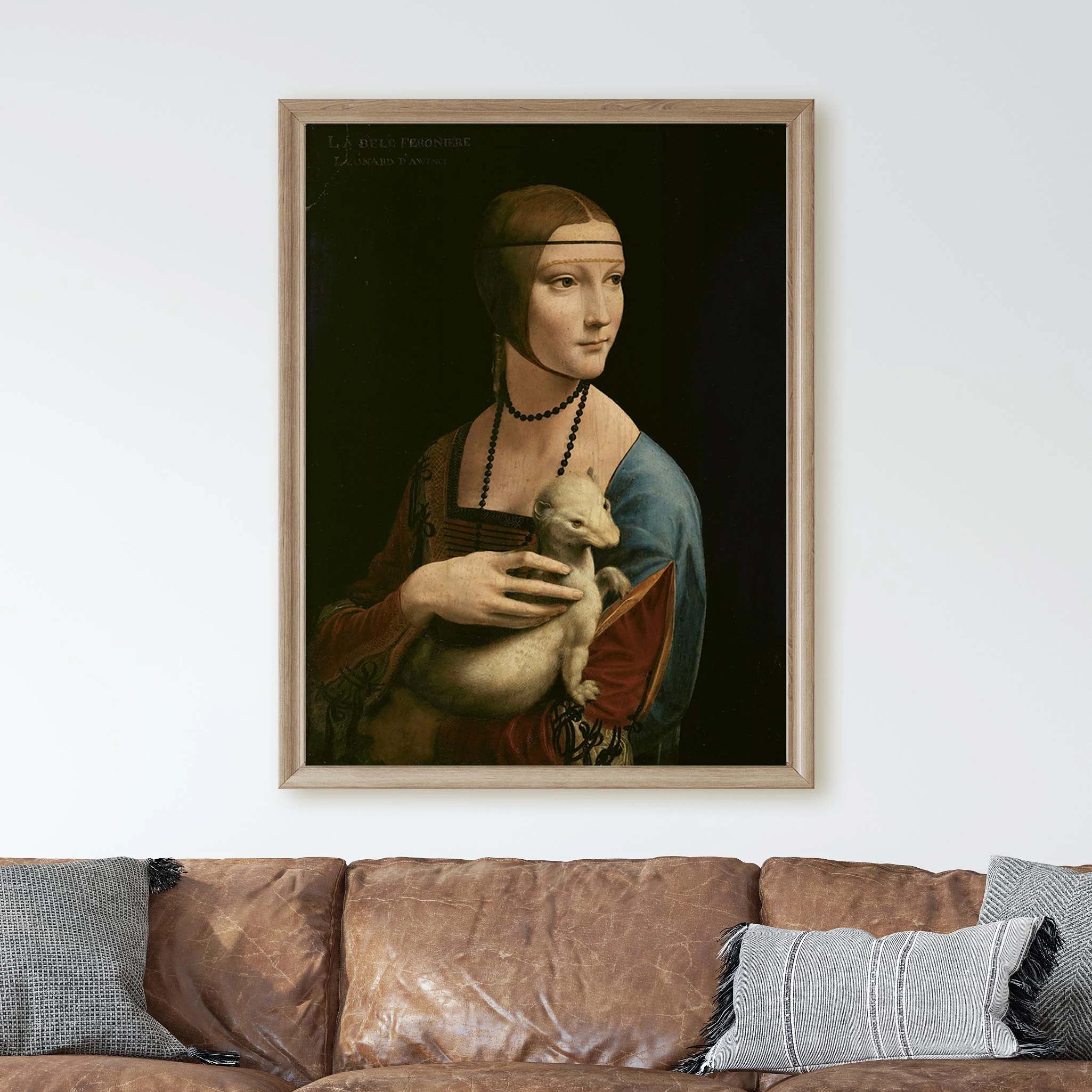 Lady with an Ermine by Leonardo da Vinci - Image 2