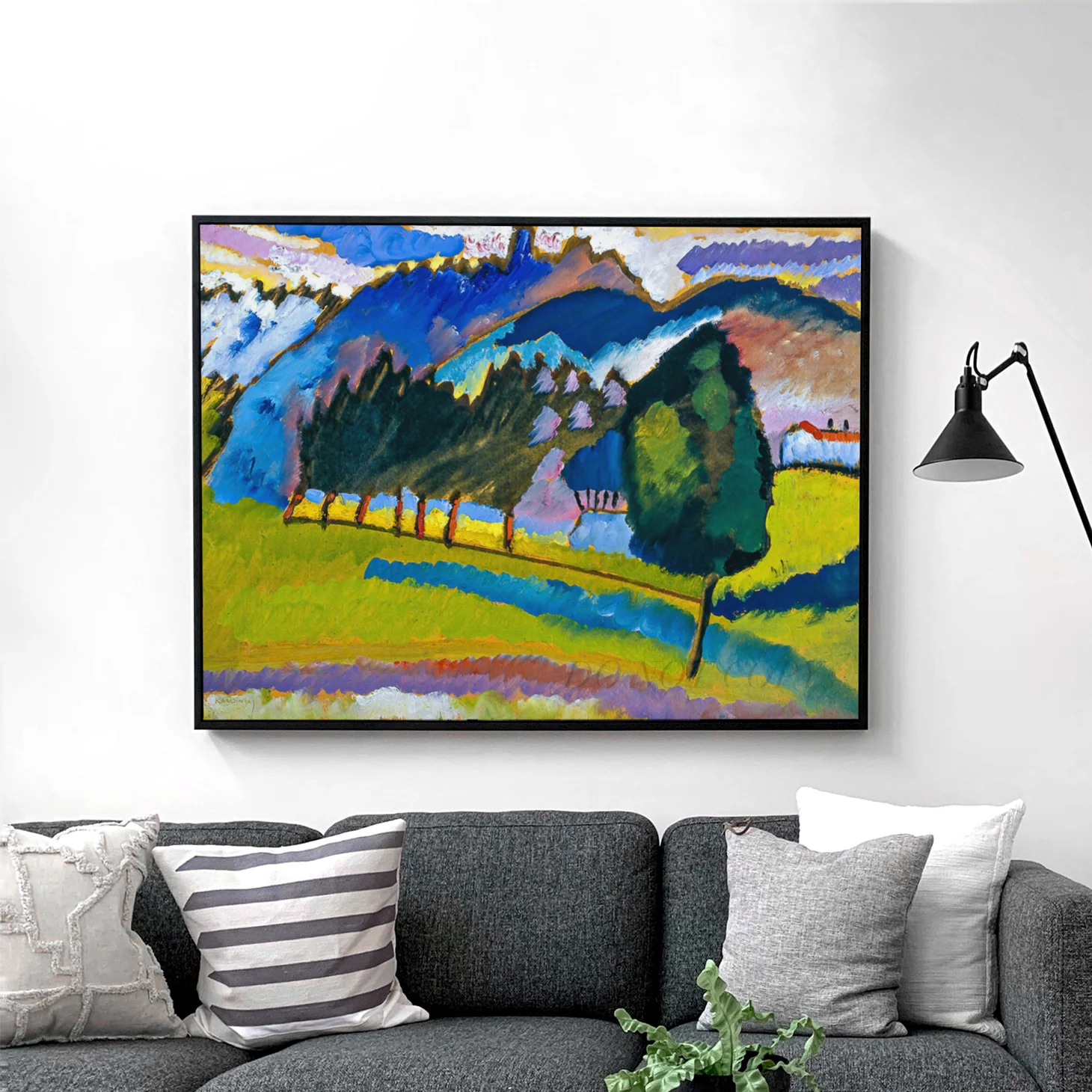 Landscape with Rolling Hills, 1910 by Wassily Kandinsky - Image 2