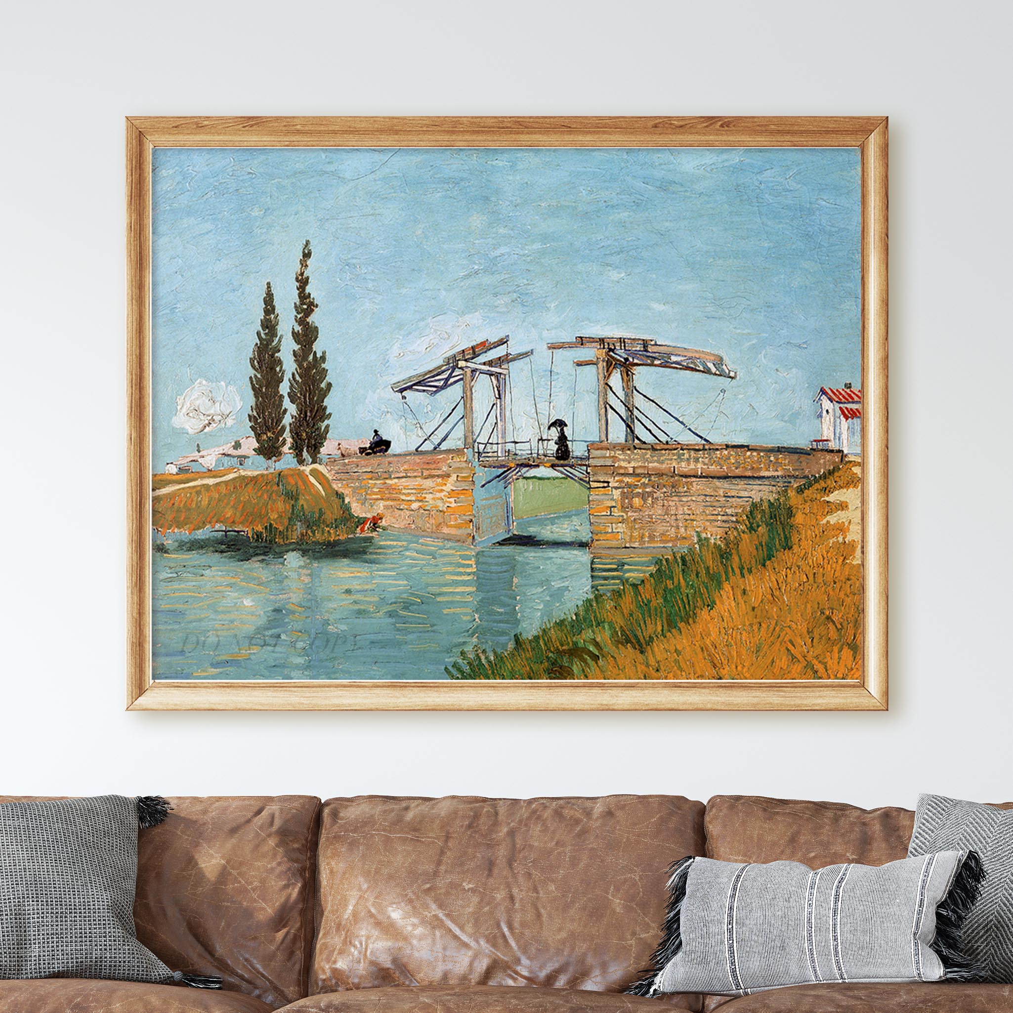 Langlois Bridge at Arles (1888) by Van Gogh - Image 2