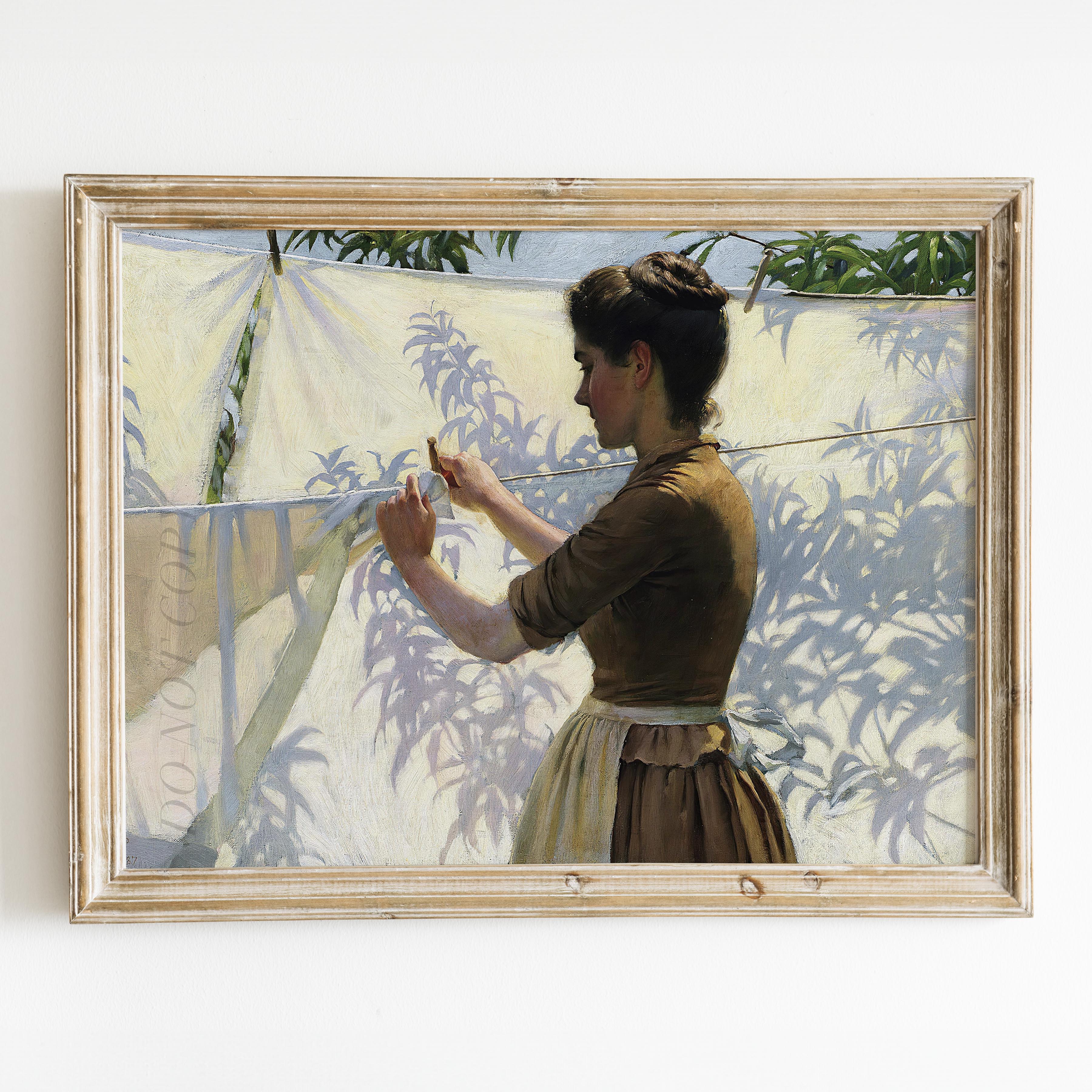 Laundry Room - Charles Courtney Curran Shadows