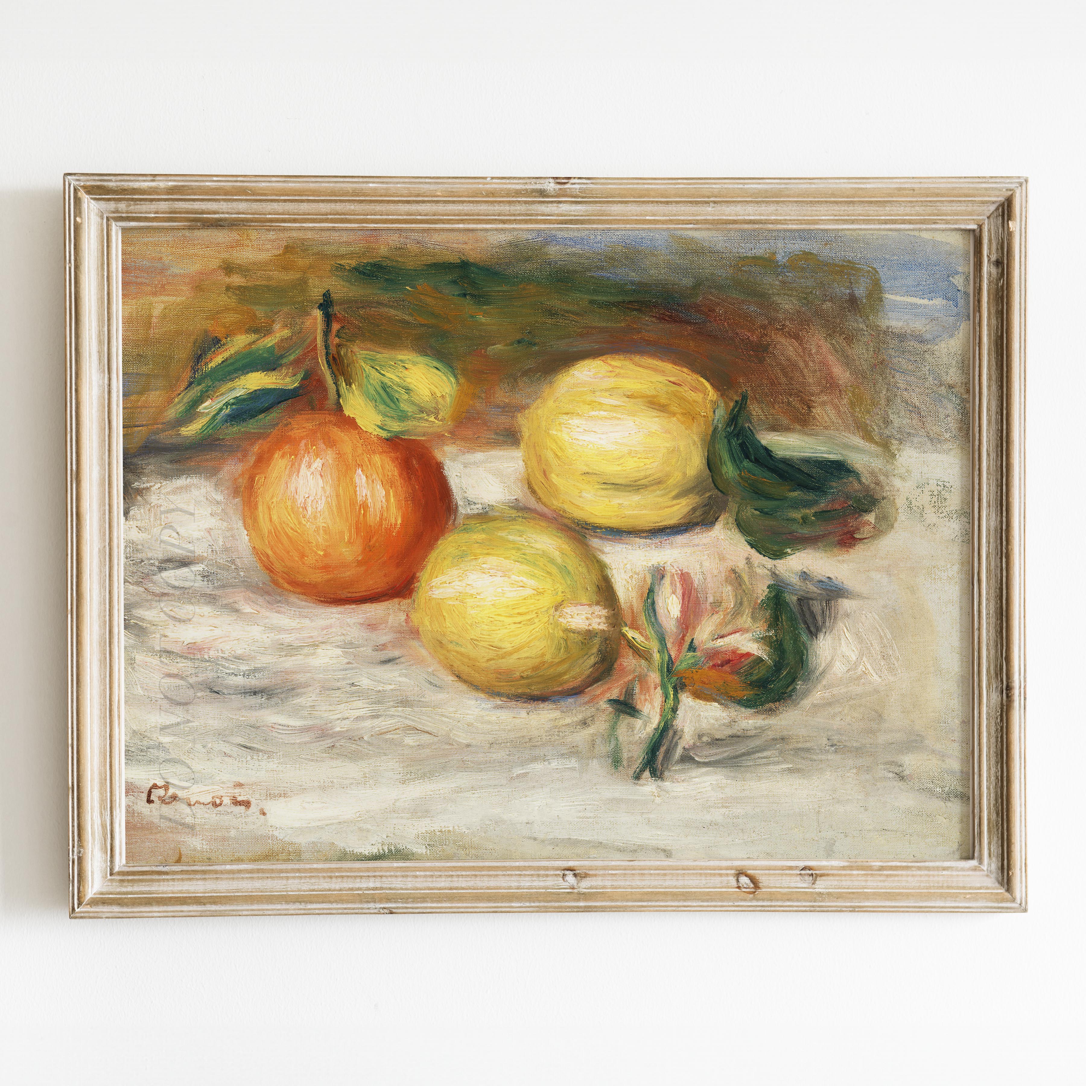 Lemons and Orange (1913) by Pierre-Auguste Renoir