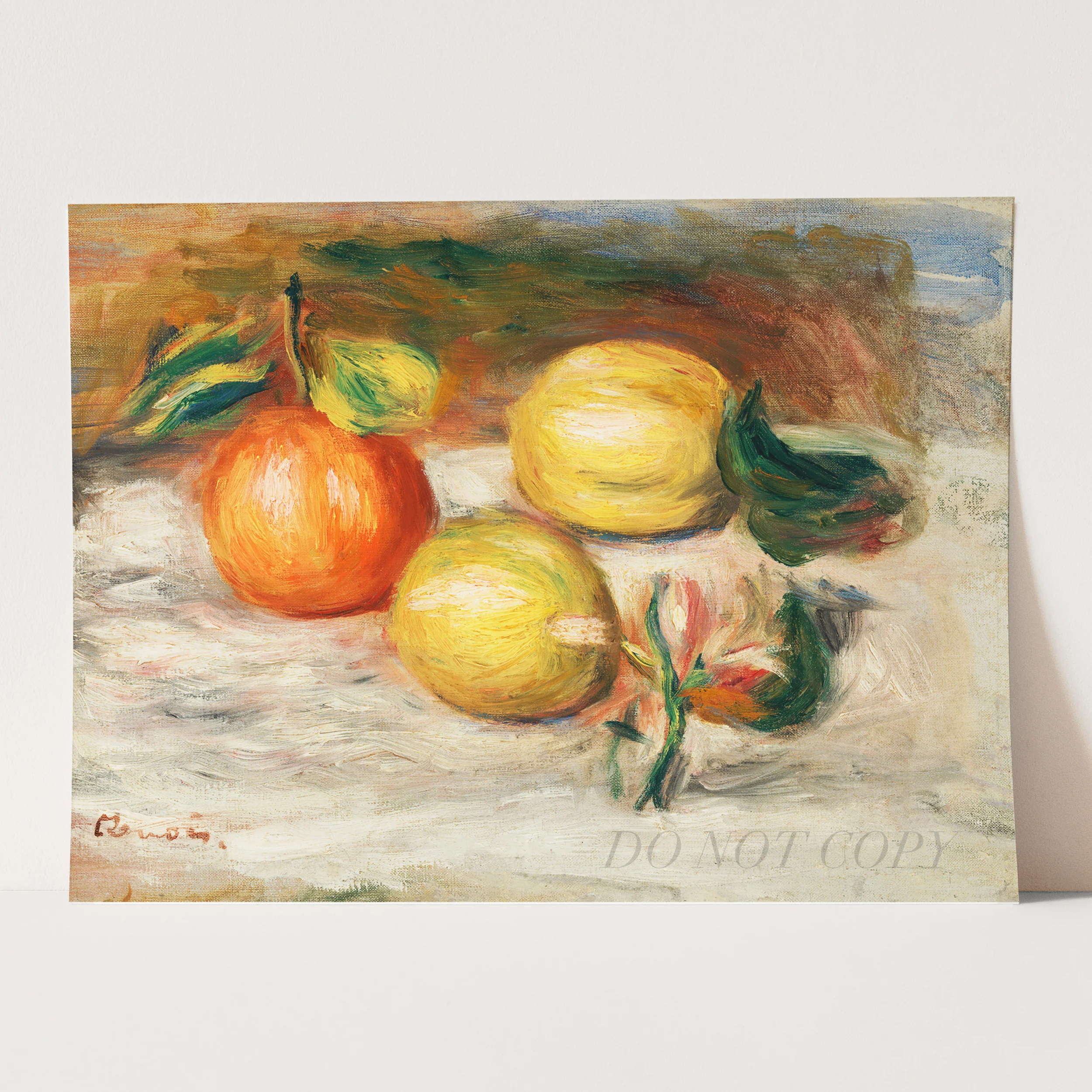 Lemons and Orange (1913) by Pierre-Auguste Renoir - Image 3