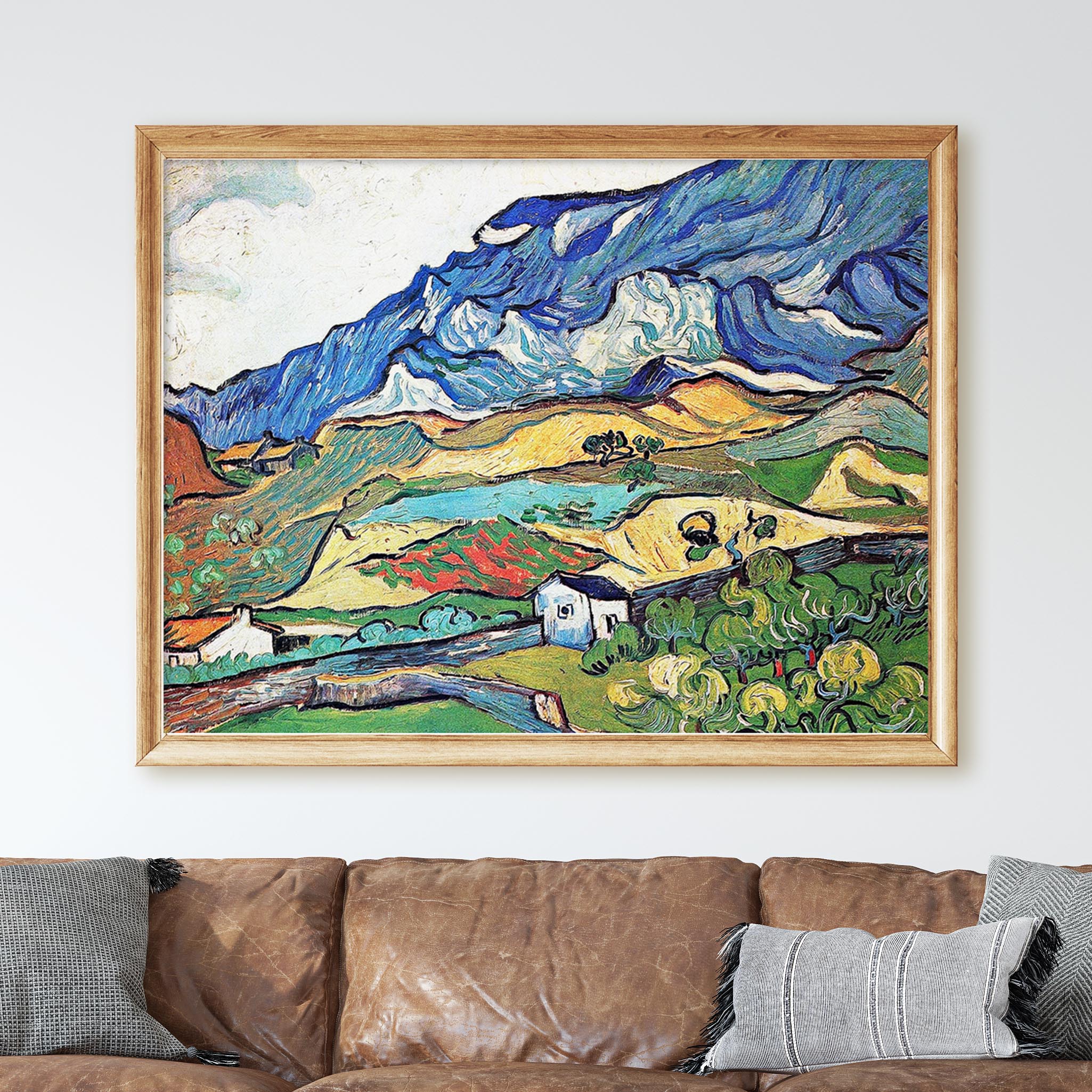 Les Alpilles A Mountain Landscape Near Saint-Remy by Vincent Van Gogh - Image 2