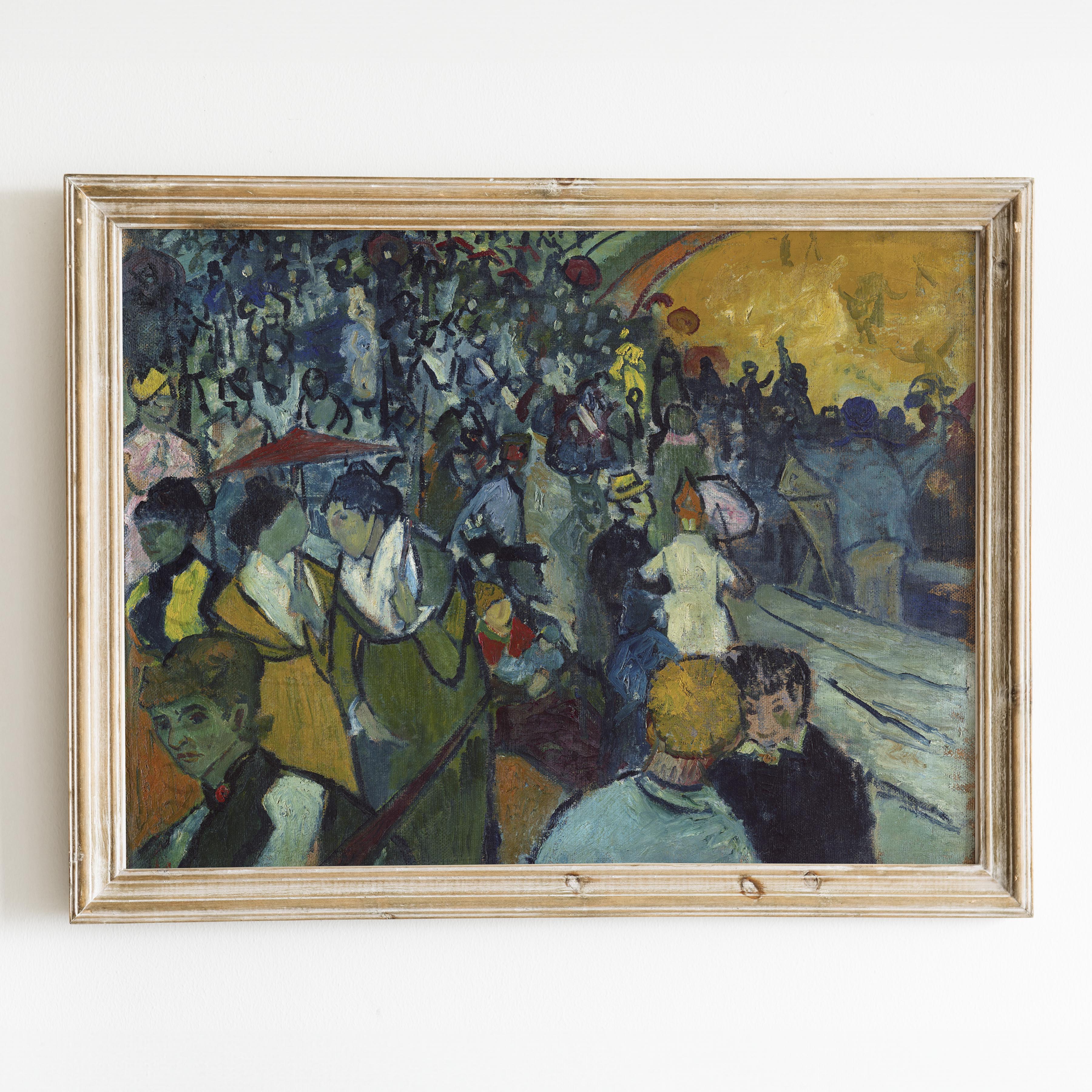 Les Arènes (1888) by Vincent Van Gogh