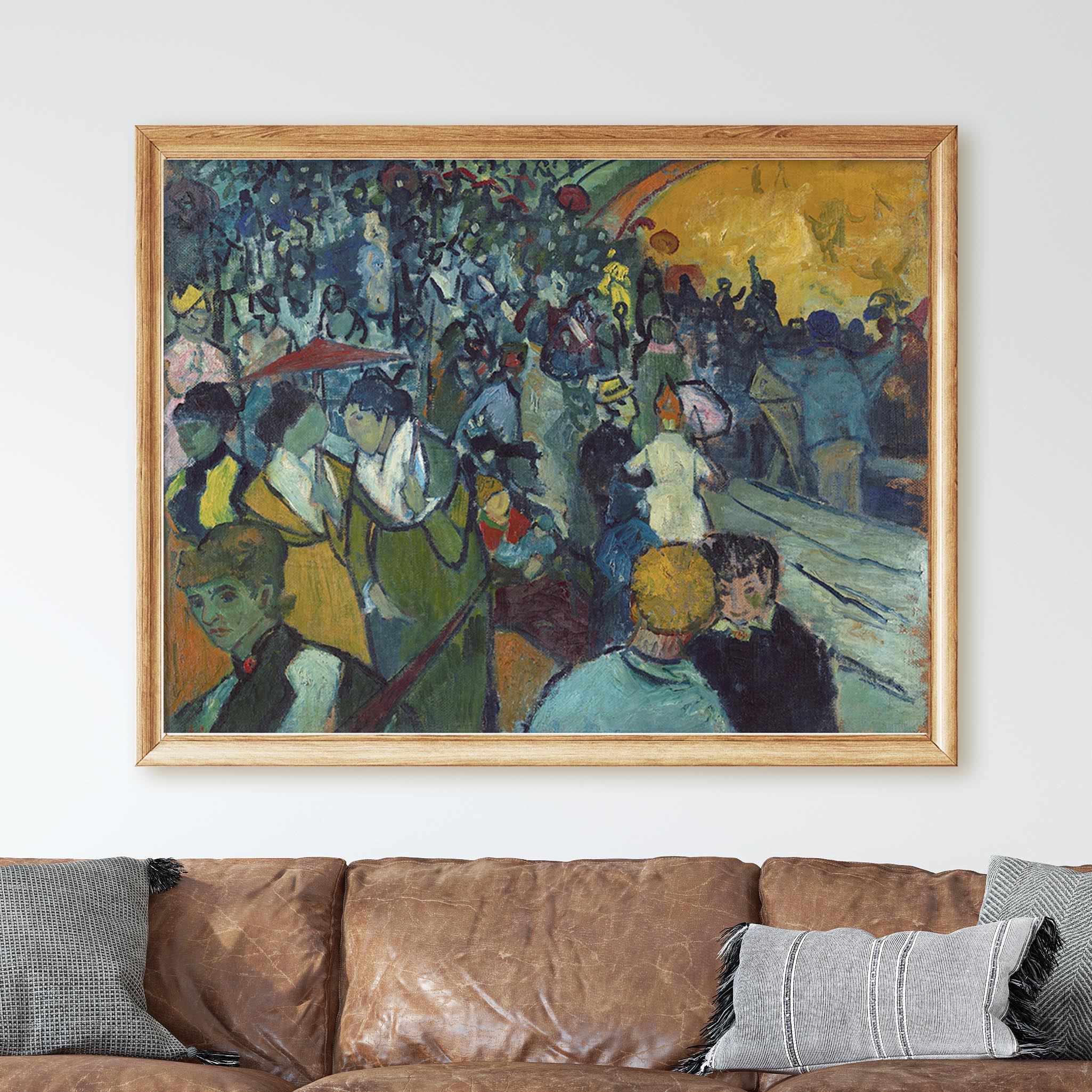 Les Arènes (1888) by Vincent Van Gogh - Image 2