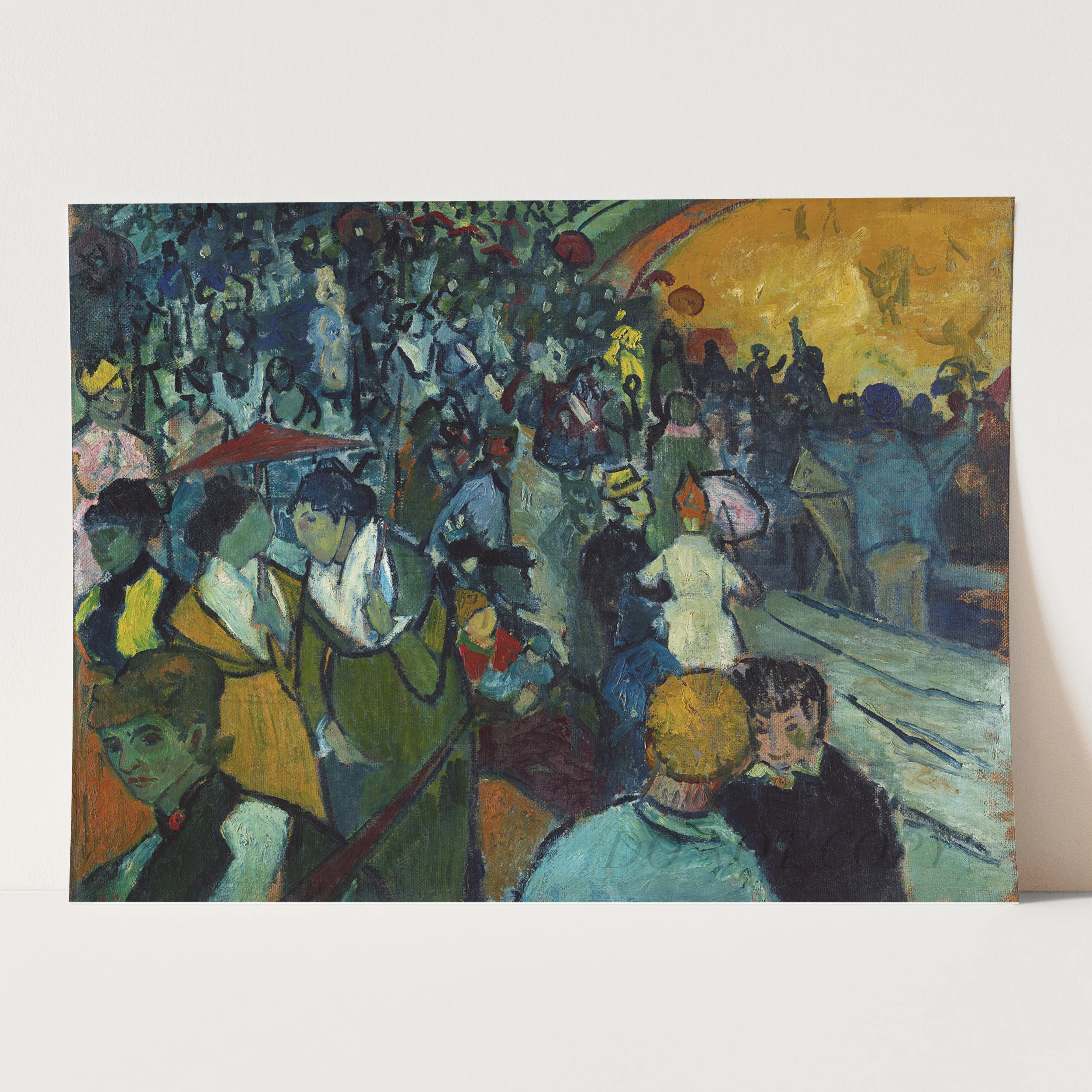 Les Arènes (1888) by Vincent Van Gogh - Image 3