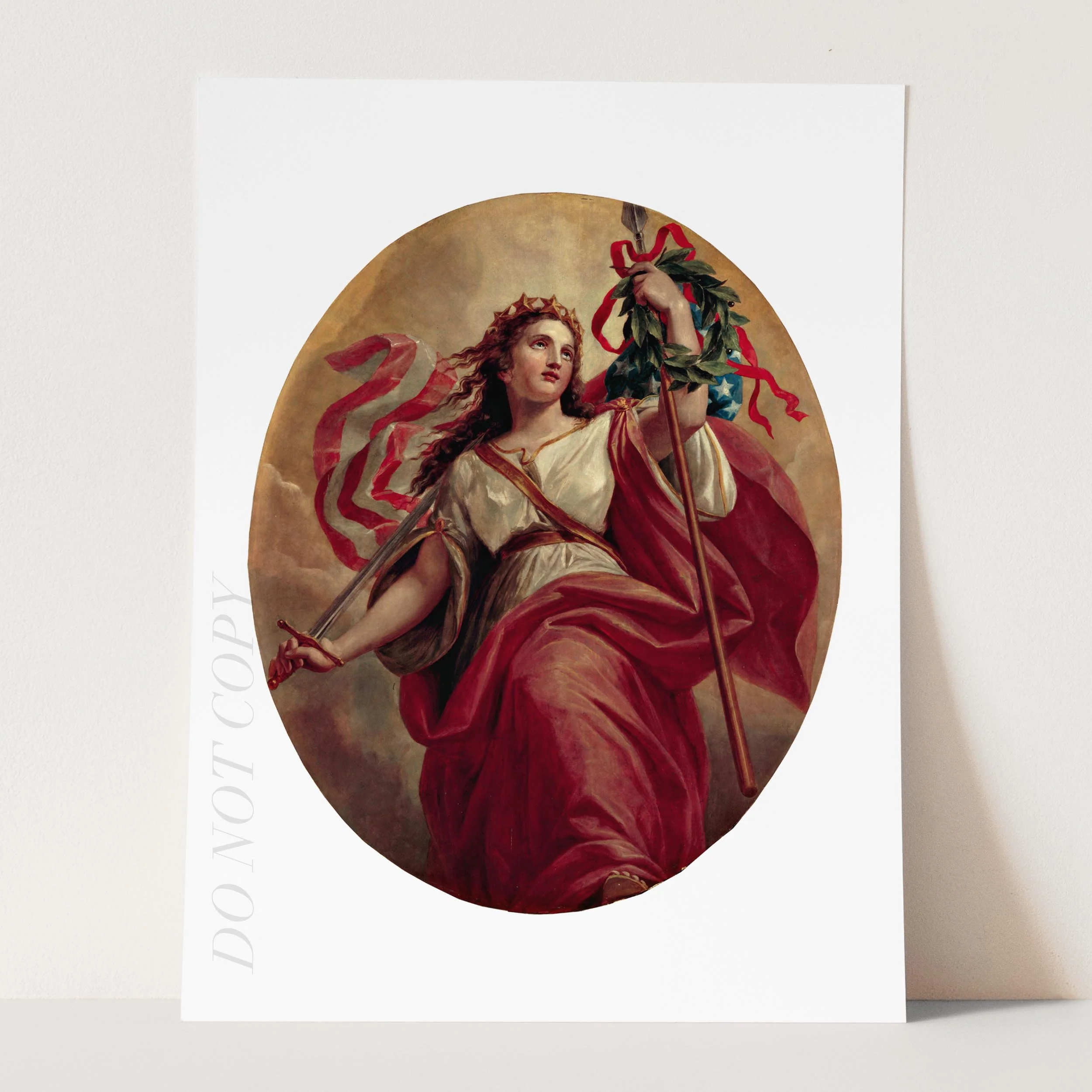 Liberty by Constantino Brumidi 1869 - Image 3