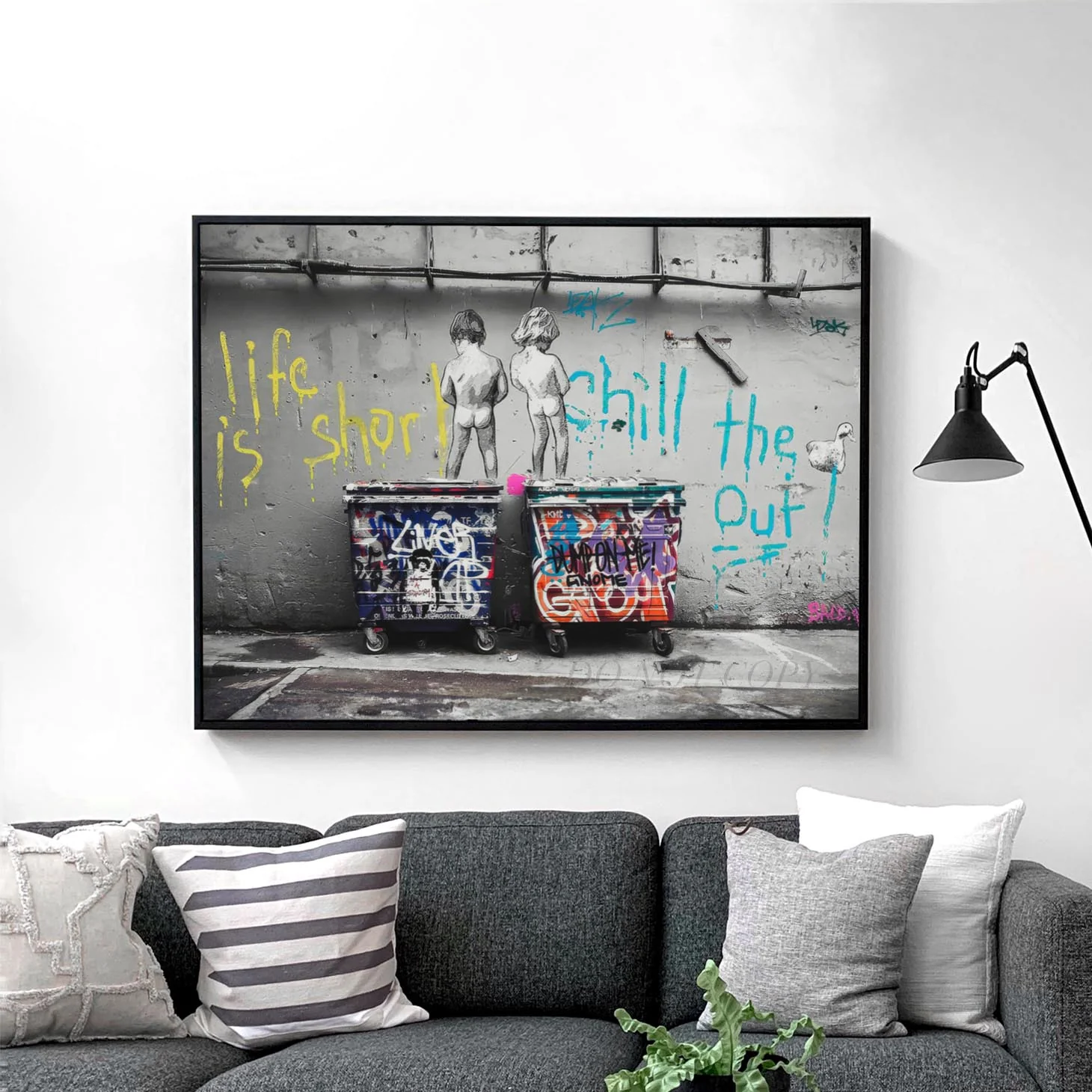 Life Is Short - Chill The Duck Out! Banksy - Image 2