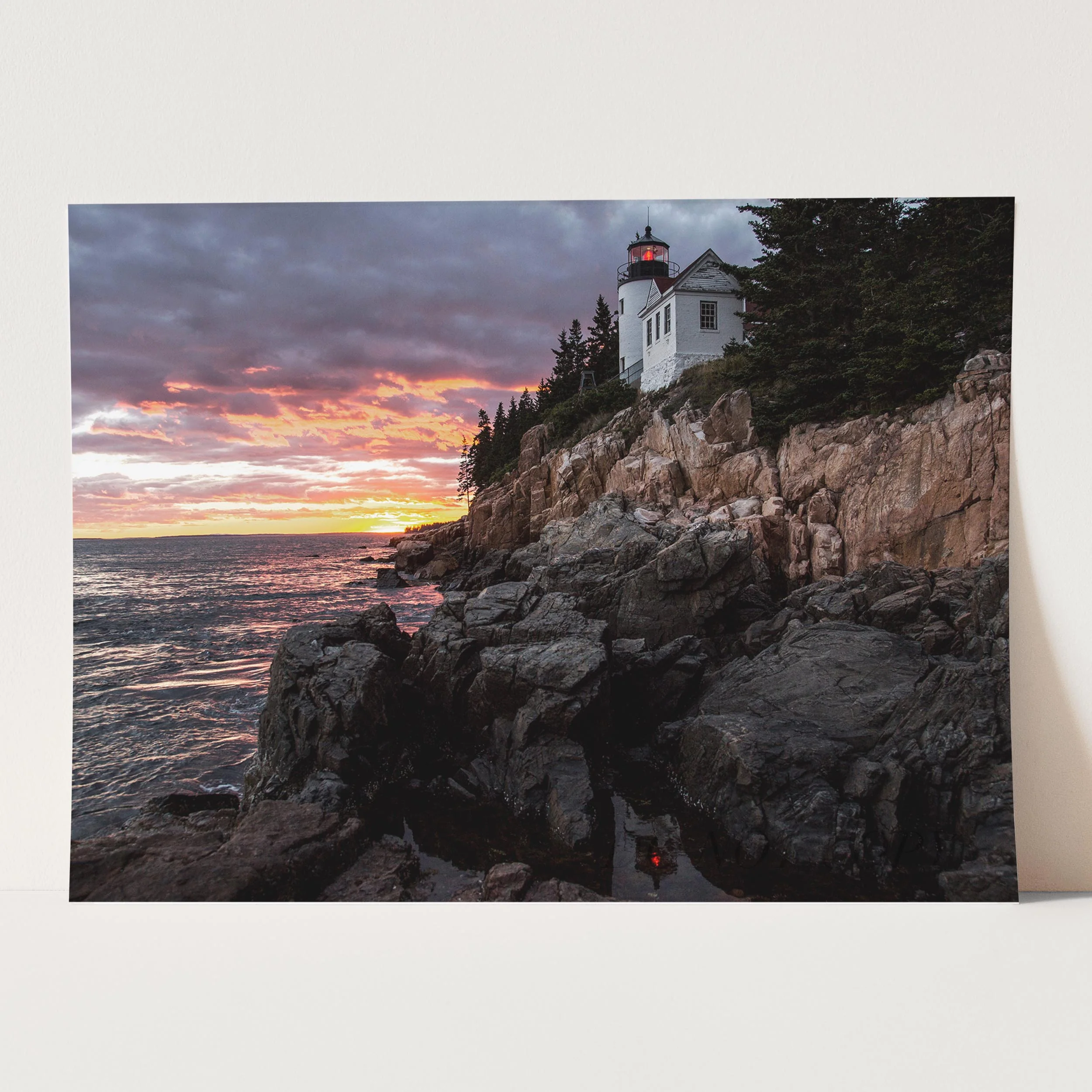 Lighthouse In Acadia National Park Maine - Image 3
