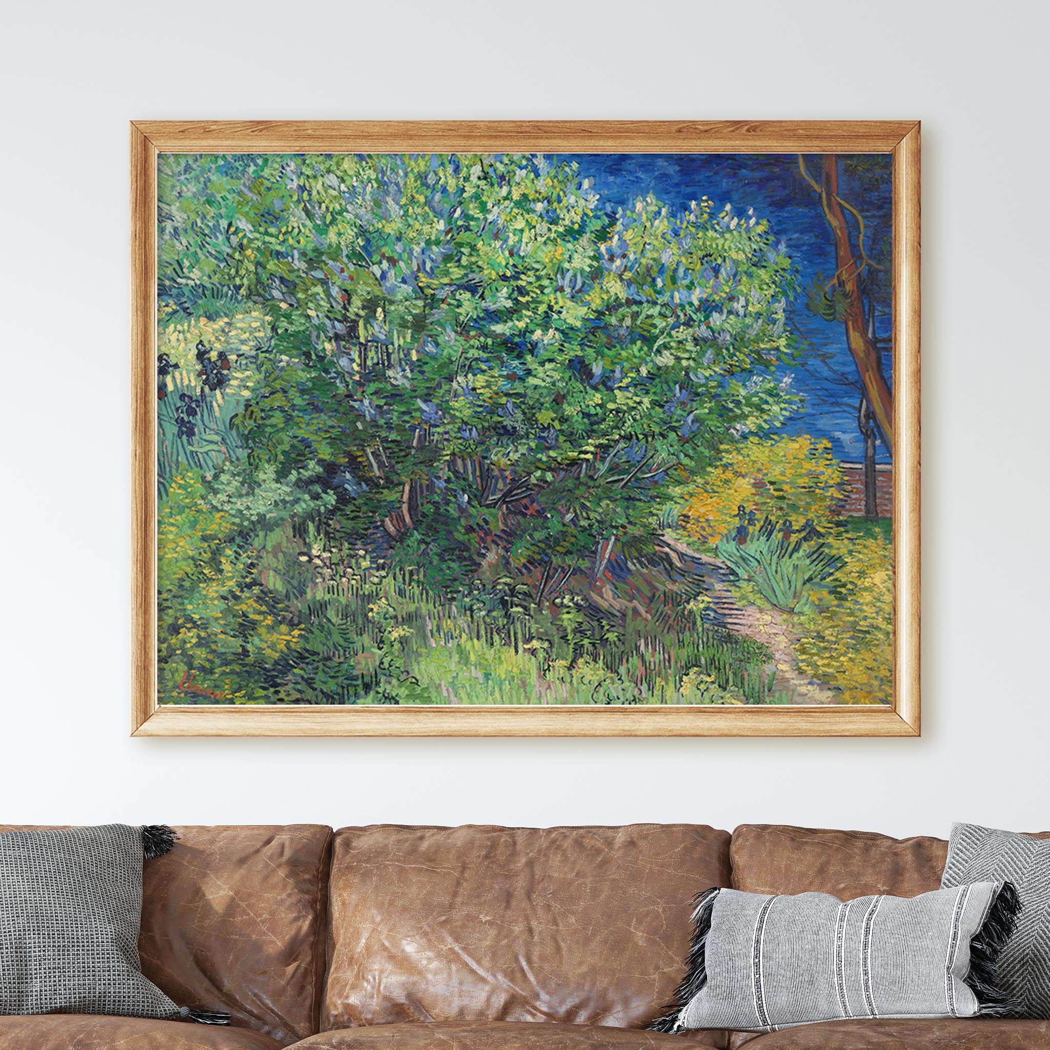 Lilac Bush (1889) by Van Gogh - Image 2