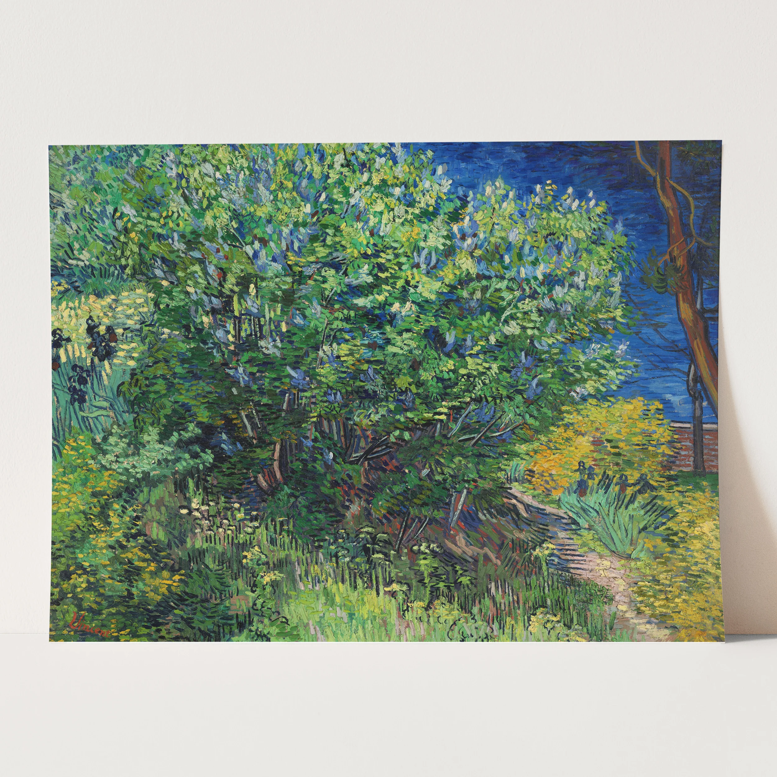 Lilac Bush (1889) by Van Gogh - Image 3