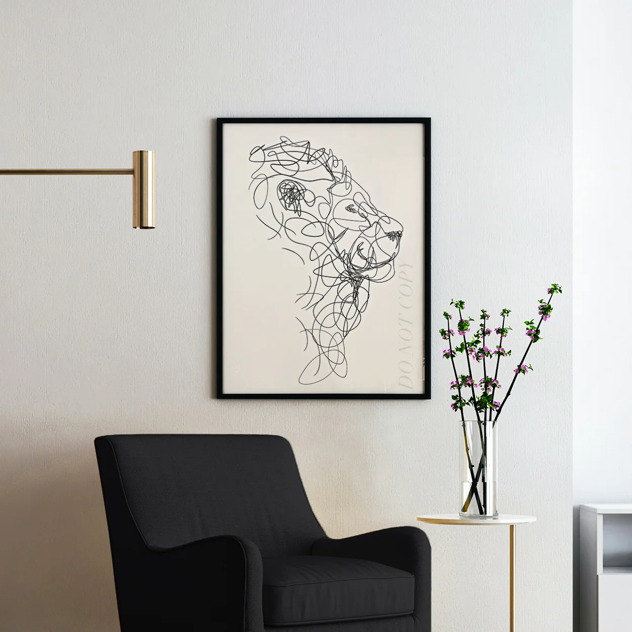 Lion Line Art - Image 2