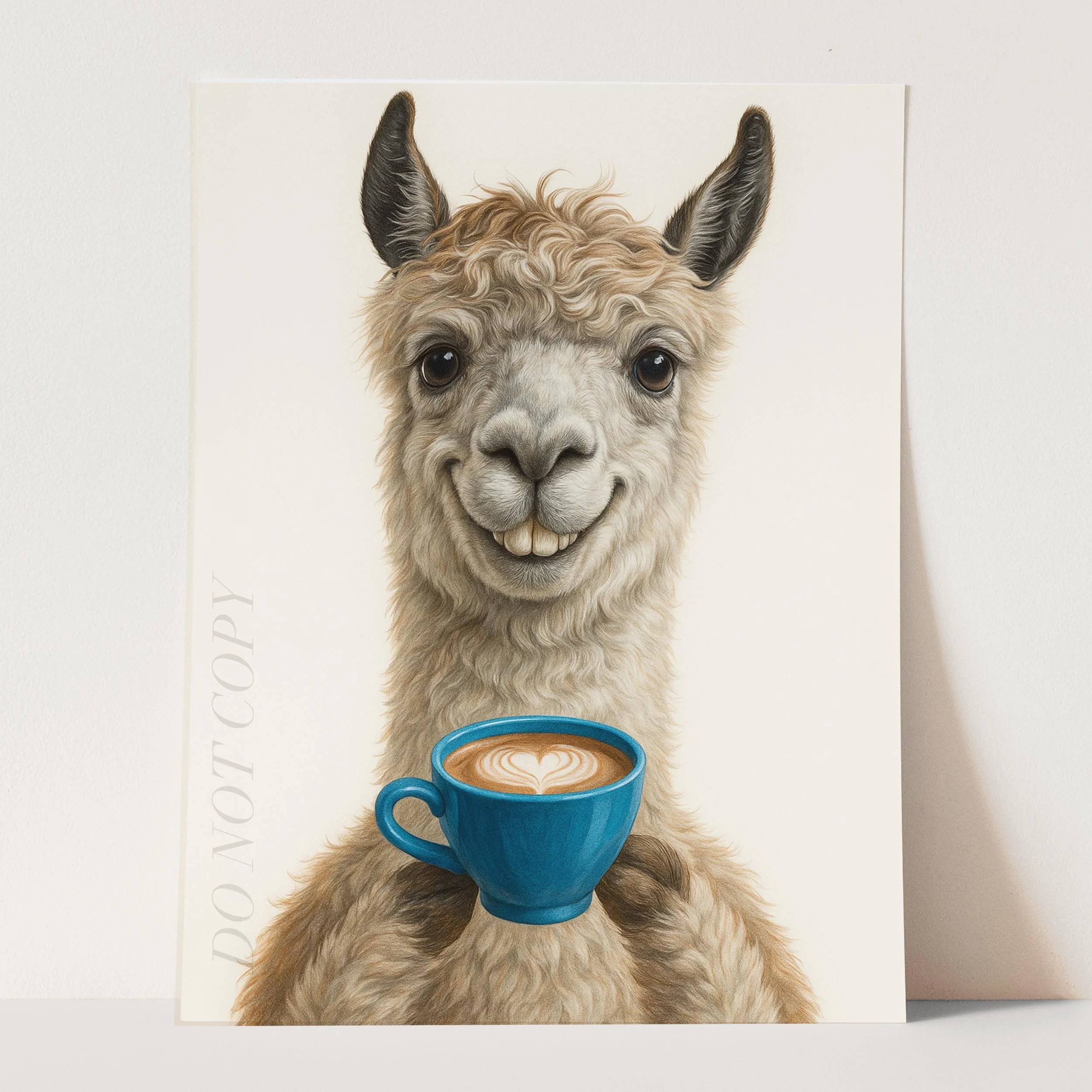 Llama With Latte Of Love - Image 3