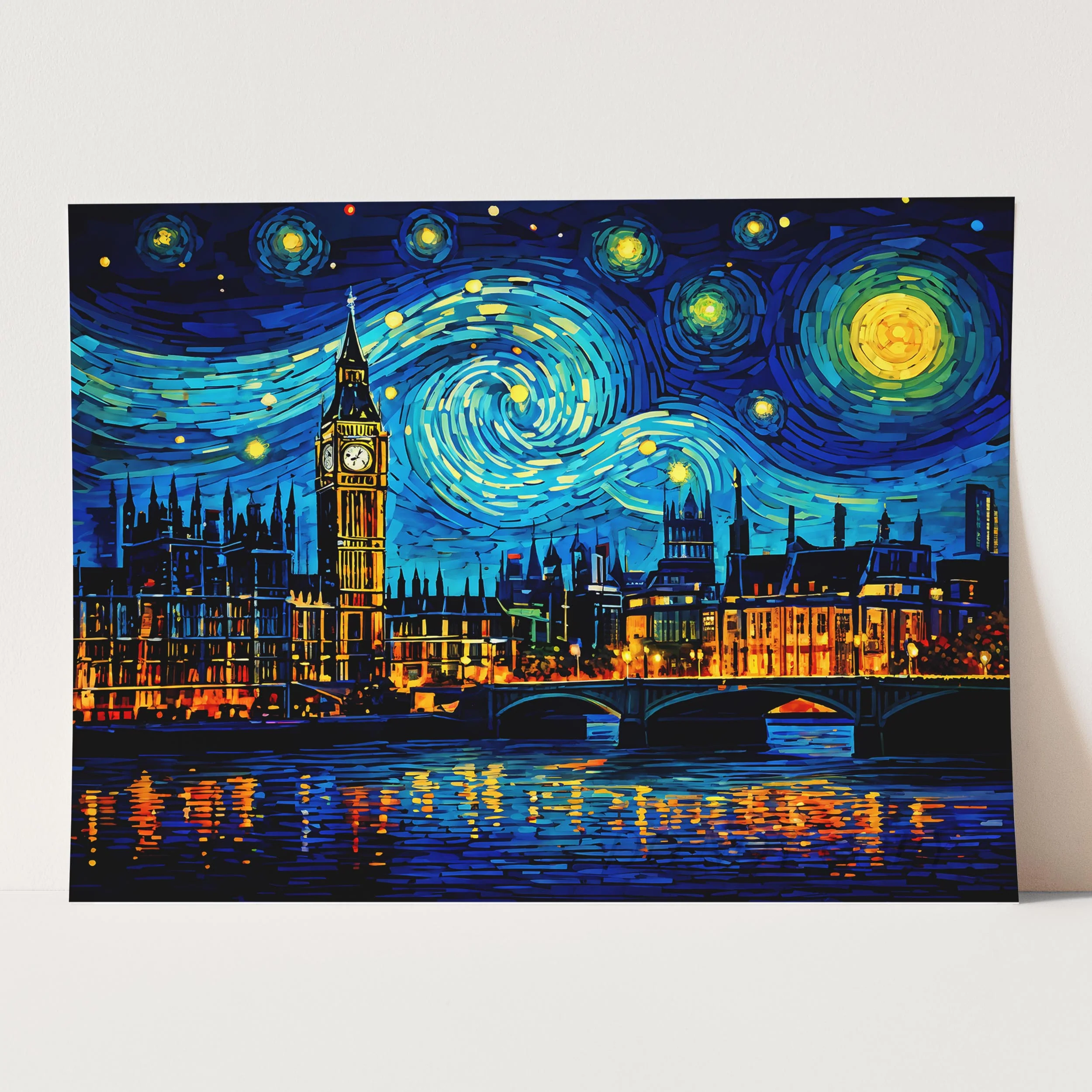 London England Van Gogh Starry Night - Image 3