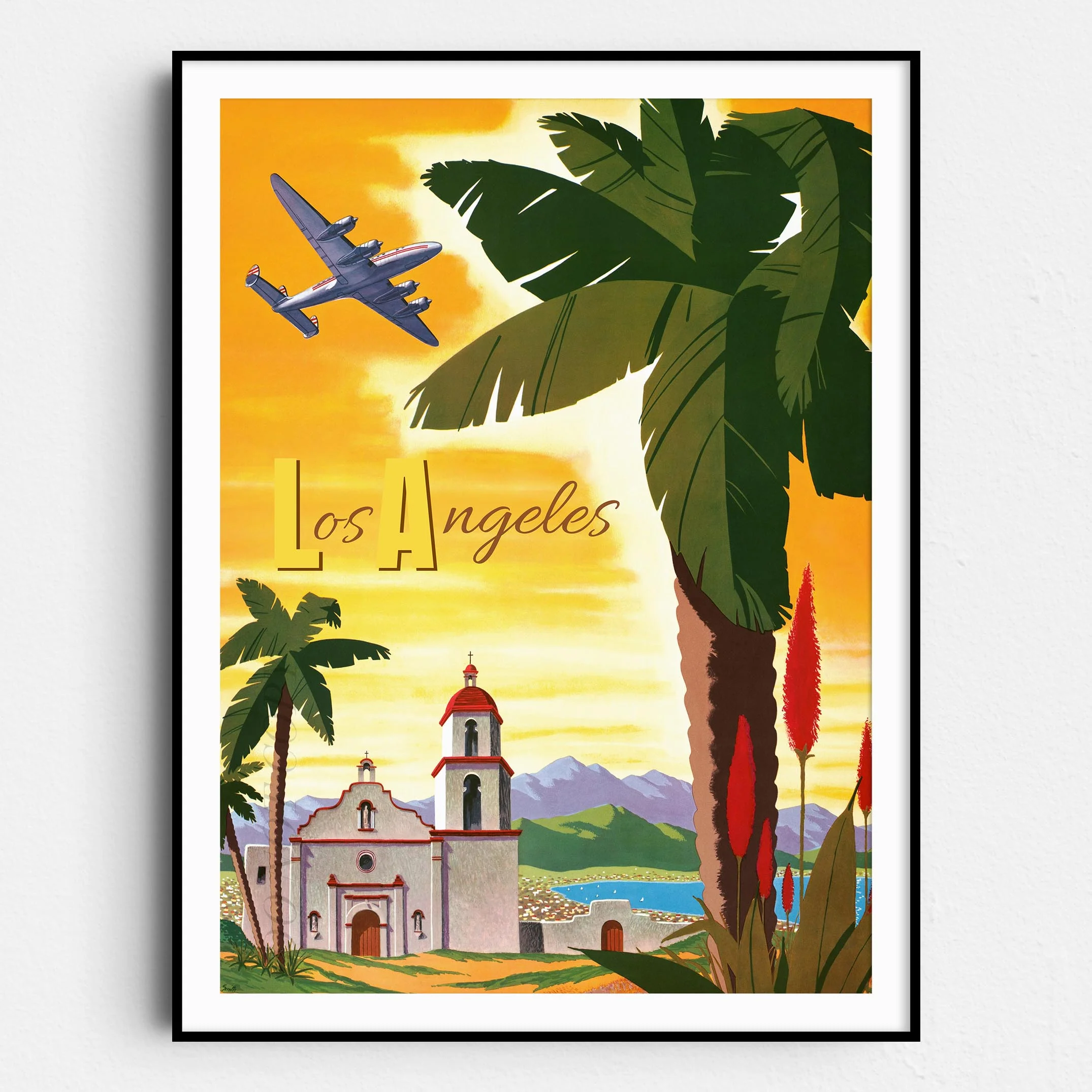 Los Angeles Travel Poster