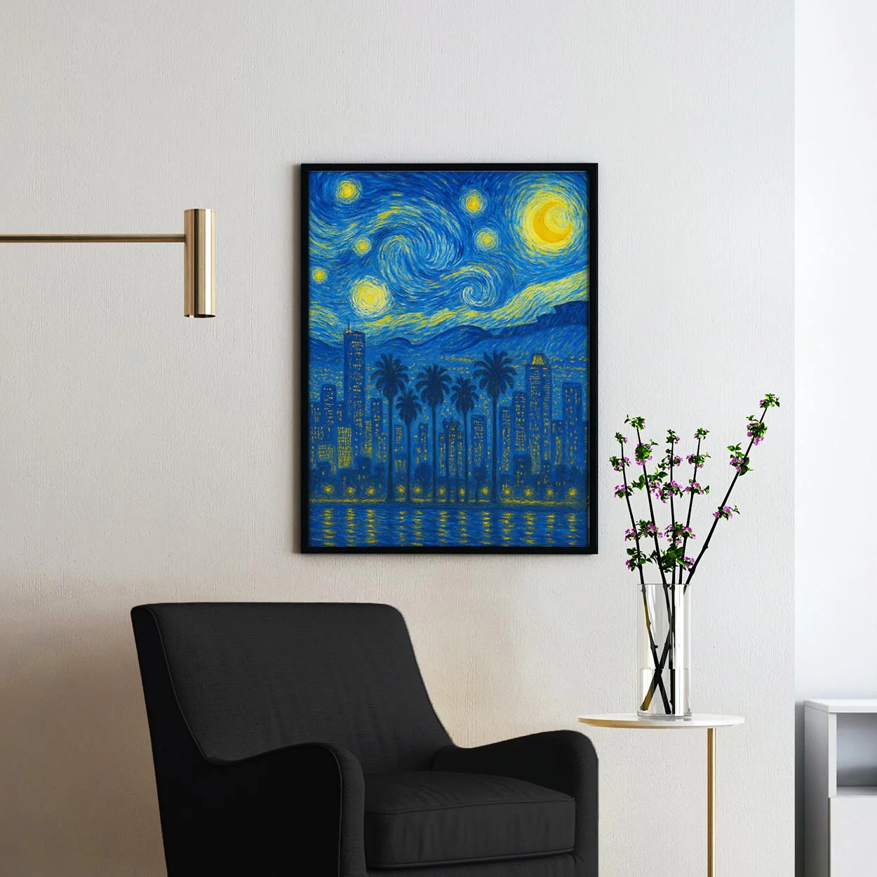 Los Angeles Van Gogh Starry Night - Image 2