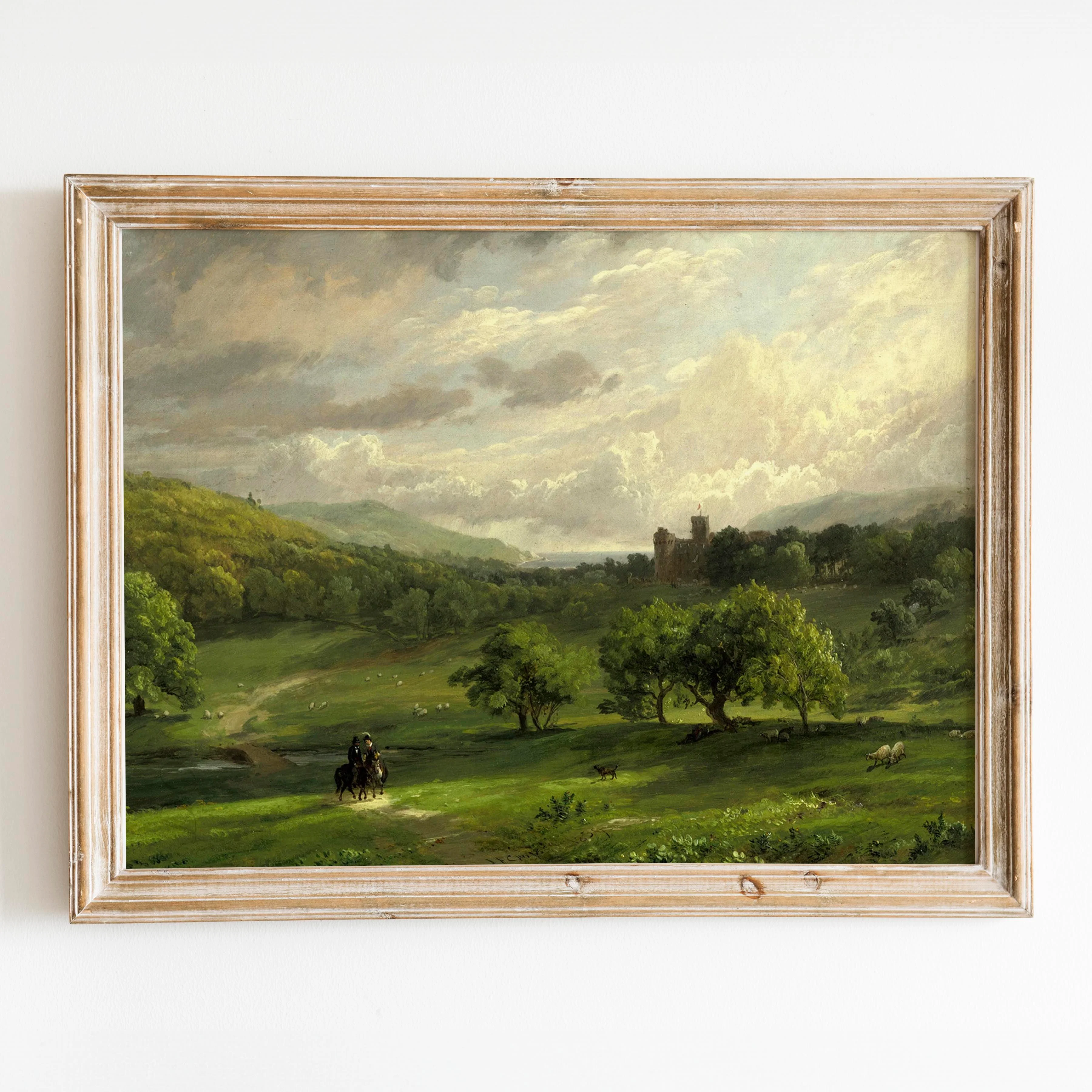 Lulworth Castle 1859 By Jasper Francis Cropsey